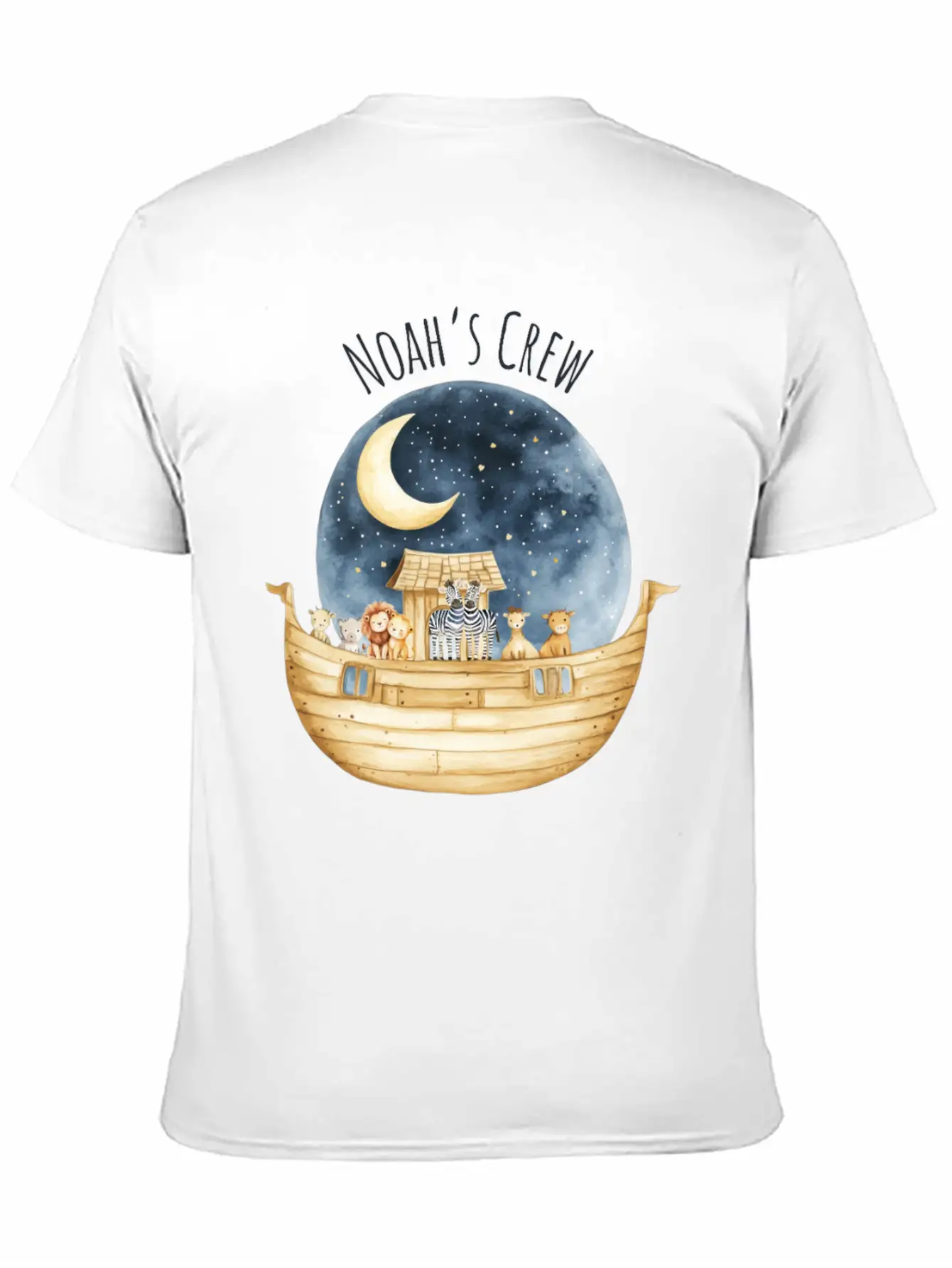 Noah's Crew Unisex Short Sleeve Soft Cotton T-Shirt – Casual Everyday Wear