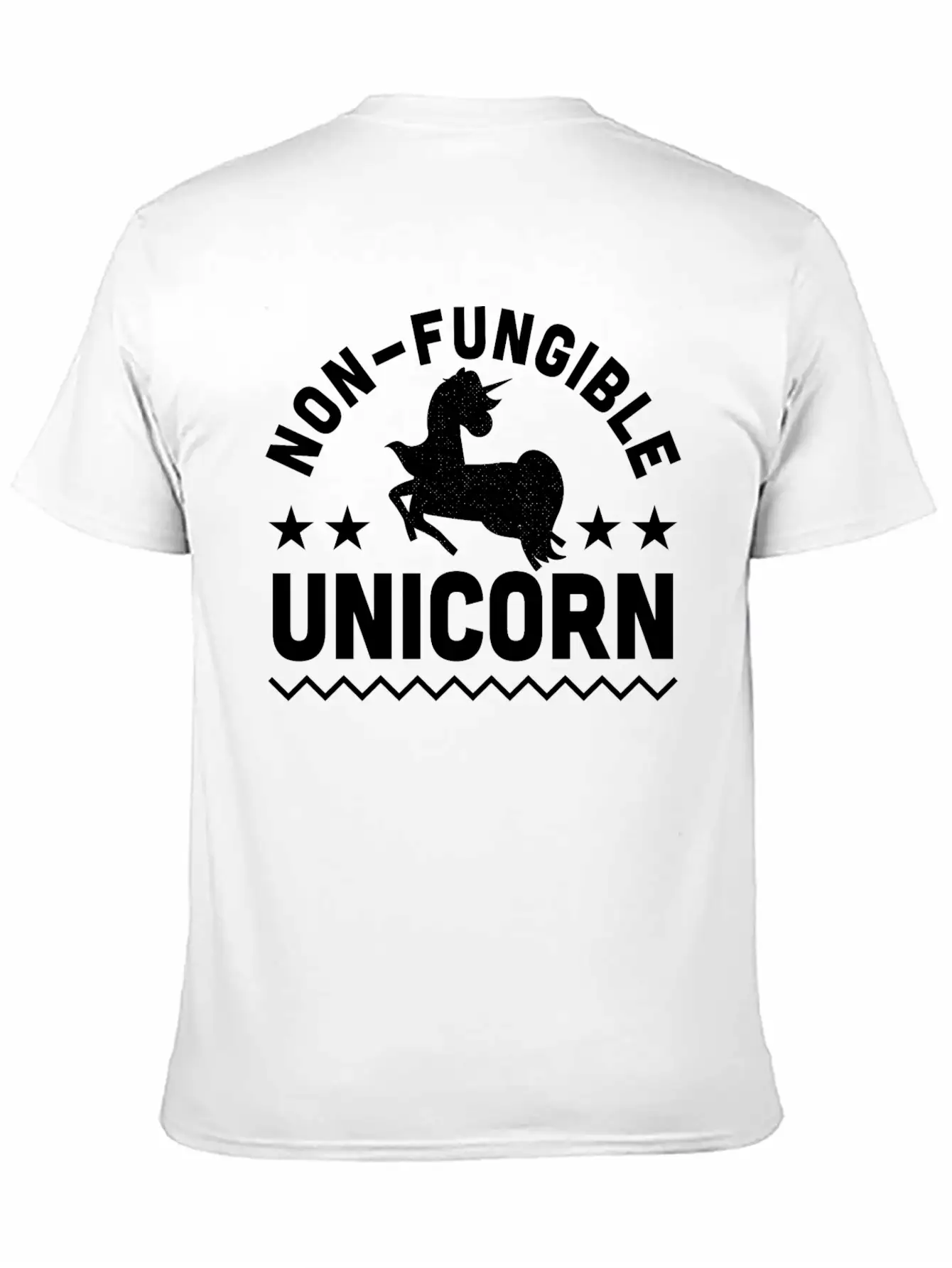 Non-Fungible Unicorn NFT Crypto Art Humor Stylish Everyday T-Shirt – Unisex Basic Cotton Tee