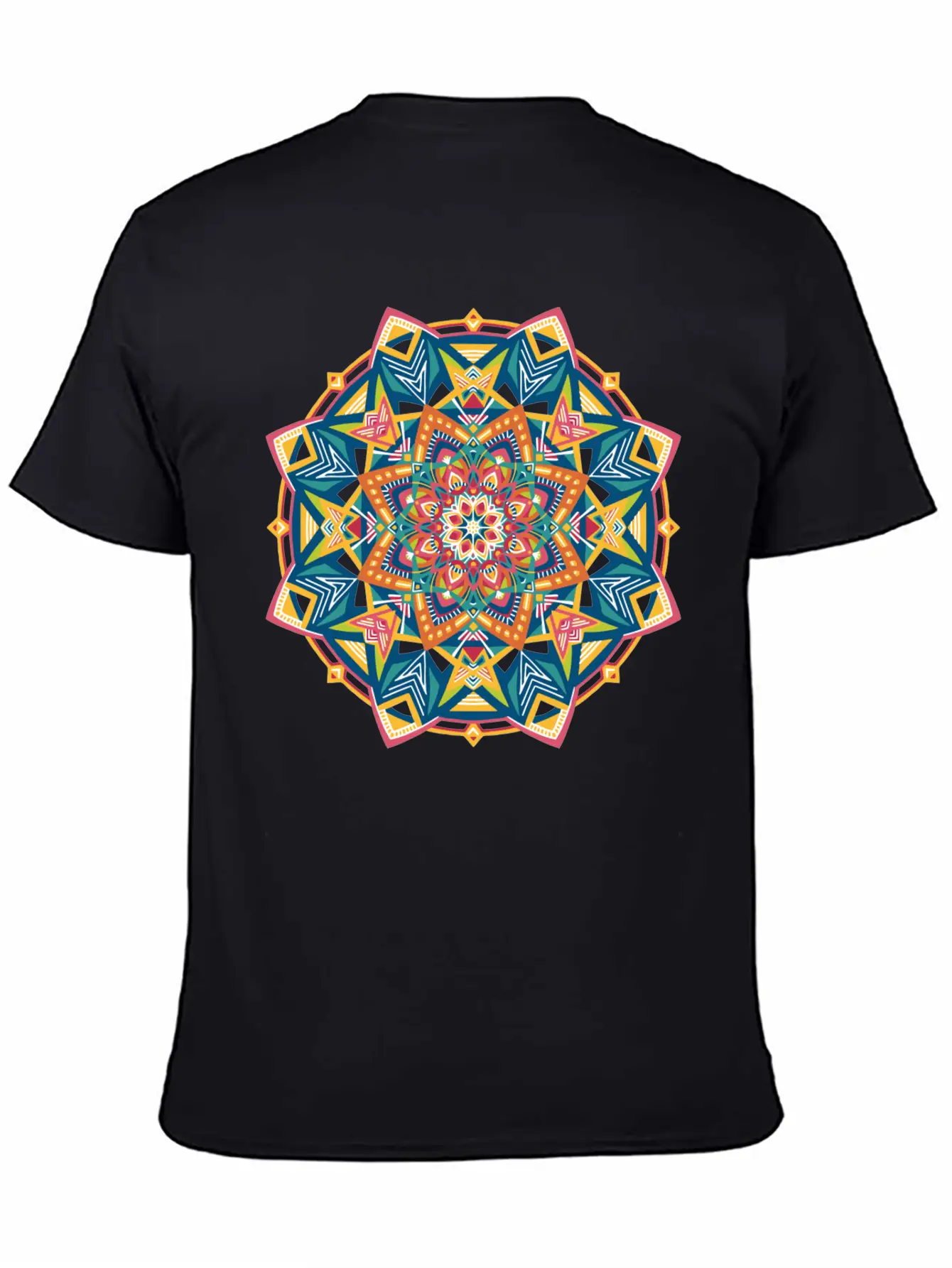 Nordic Mandala No 723 Unisex Short Sleeve Soft Cotton T-Shirt – Casual Everyday Wear