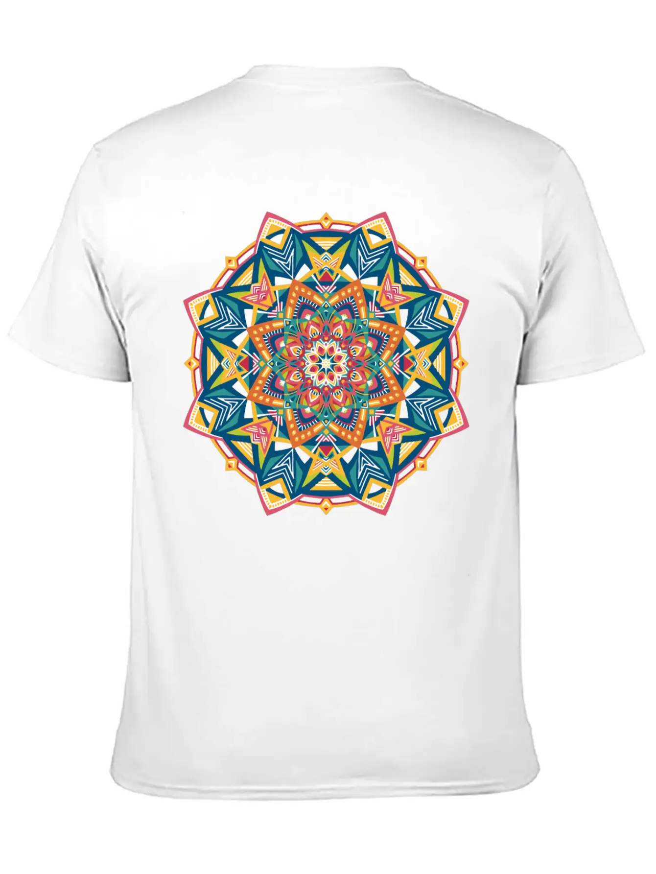 Nordic Mandala No 723 Unisex Short Sleeve Soft Cotton T-Shirt – Casual Everyday Wear