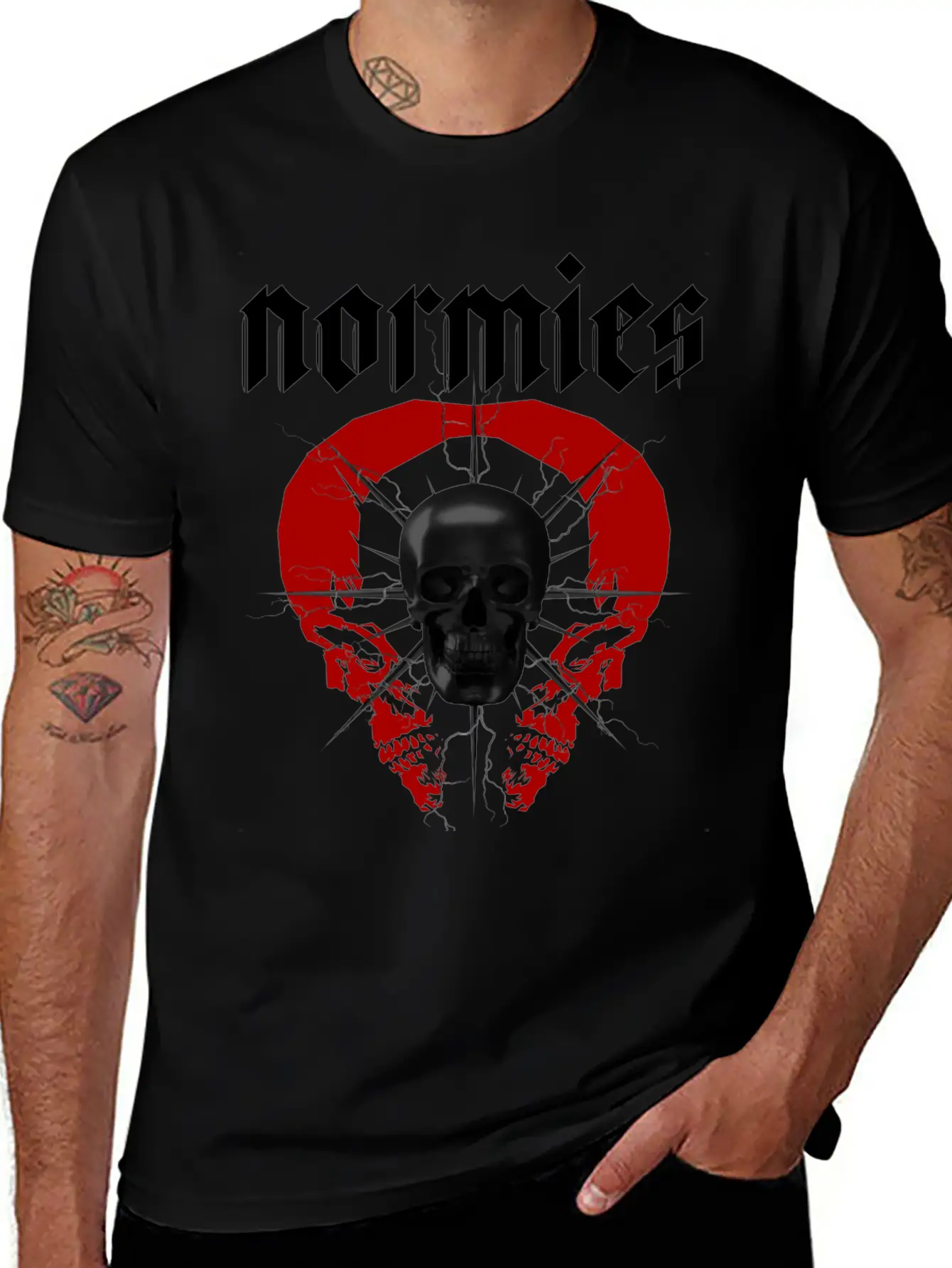 Normies Skull Modern Streetwear Timeless Short Sleeve Tee – Comfy And Minimalist Design
