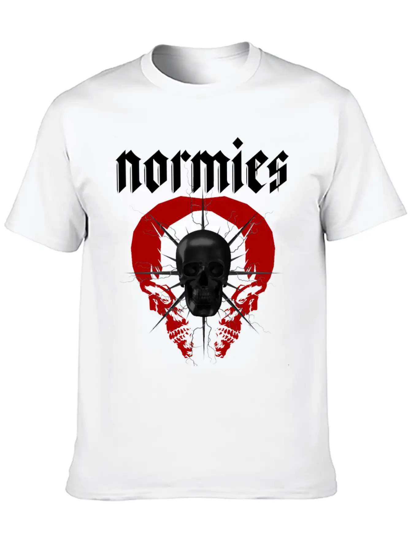 Normies Skull Modern Streetwear Timeless Short Sleeve Tee – Comfy And Minimalist Design