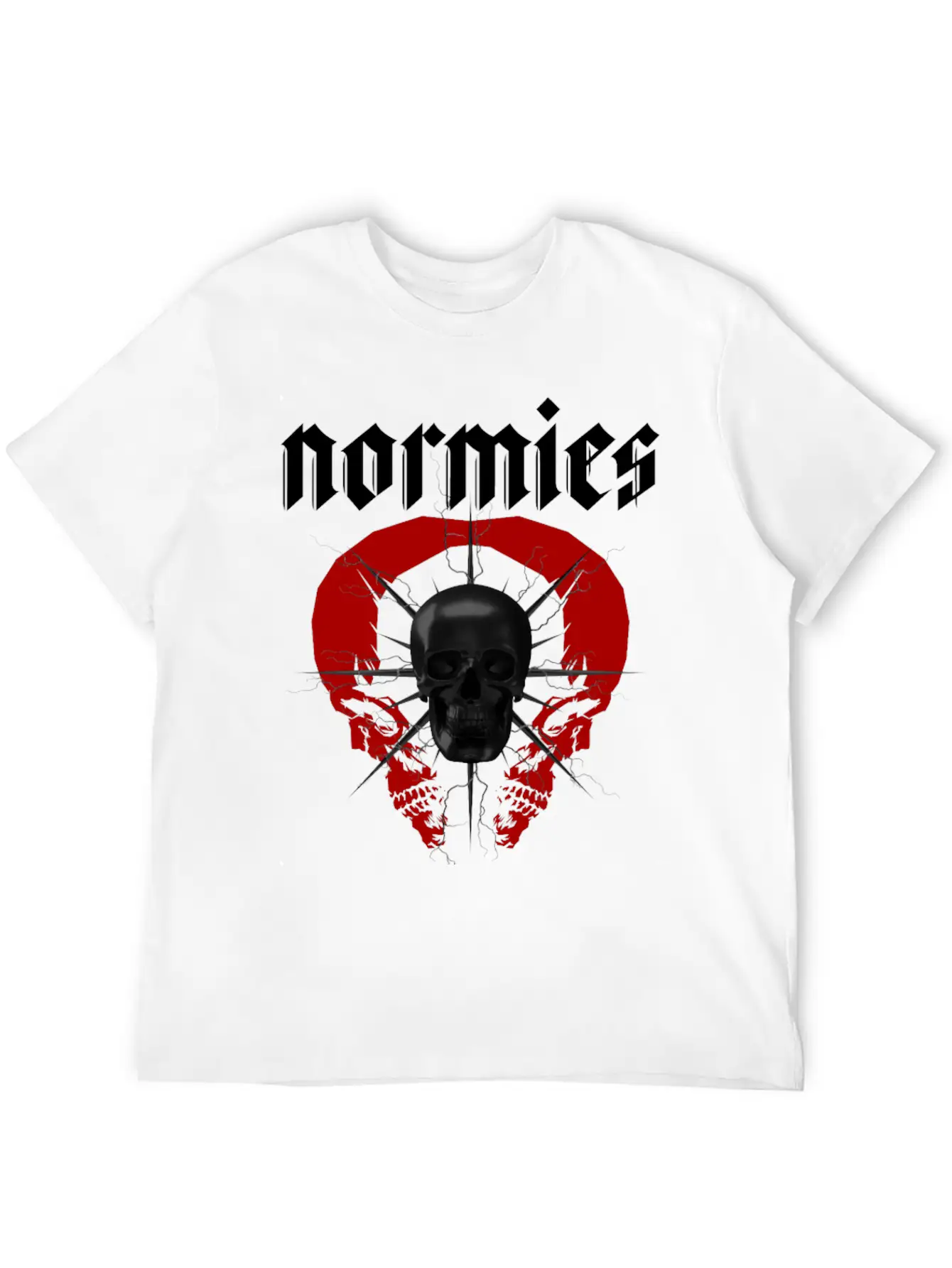 Normies Skull Modern Streetwear Timeless Short Sleeve Tee – Comfy And Minimalist Design