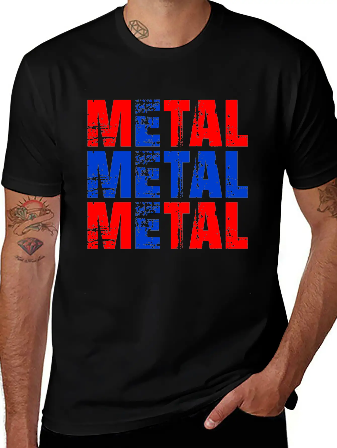 NORWEGIAN METAL Norway Flag Stylish Everyday T-Shirt – Unisex Basic Cotton Tee