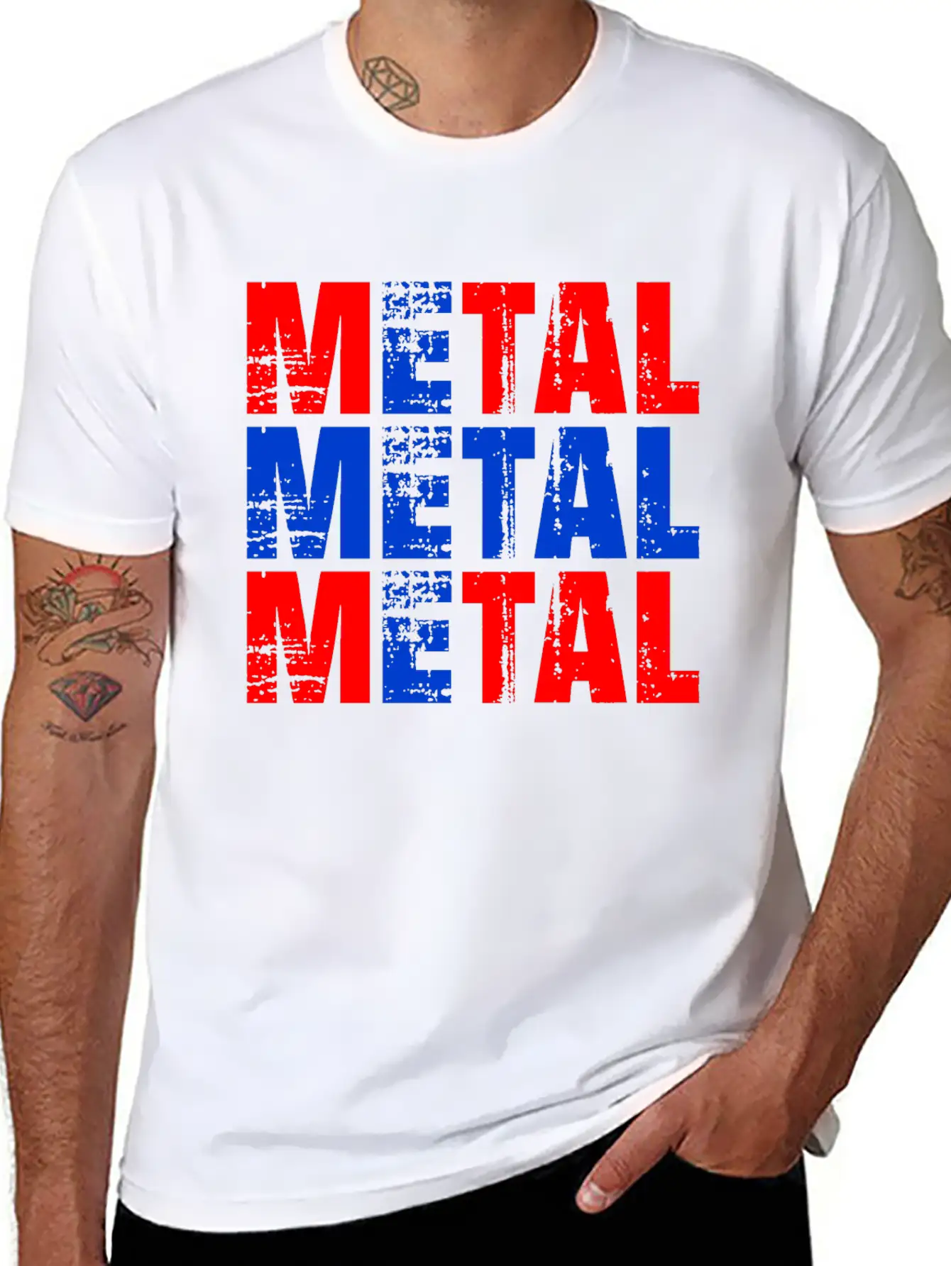 NORWEGIAN METAL Norway Flag Stylish Everyday T-Shirt – Unisex Basic Cotton Tee