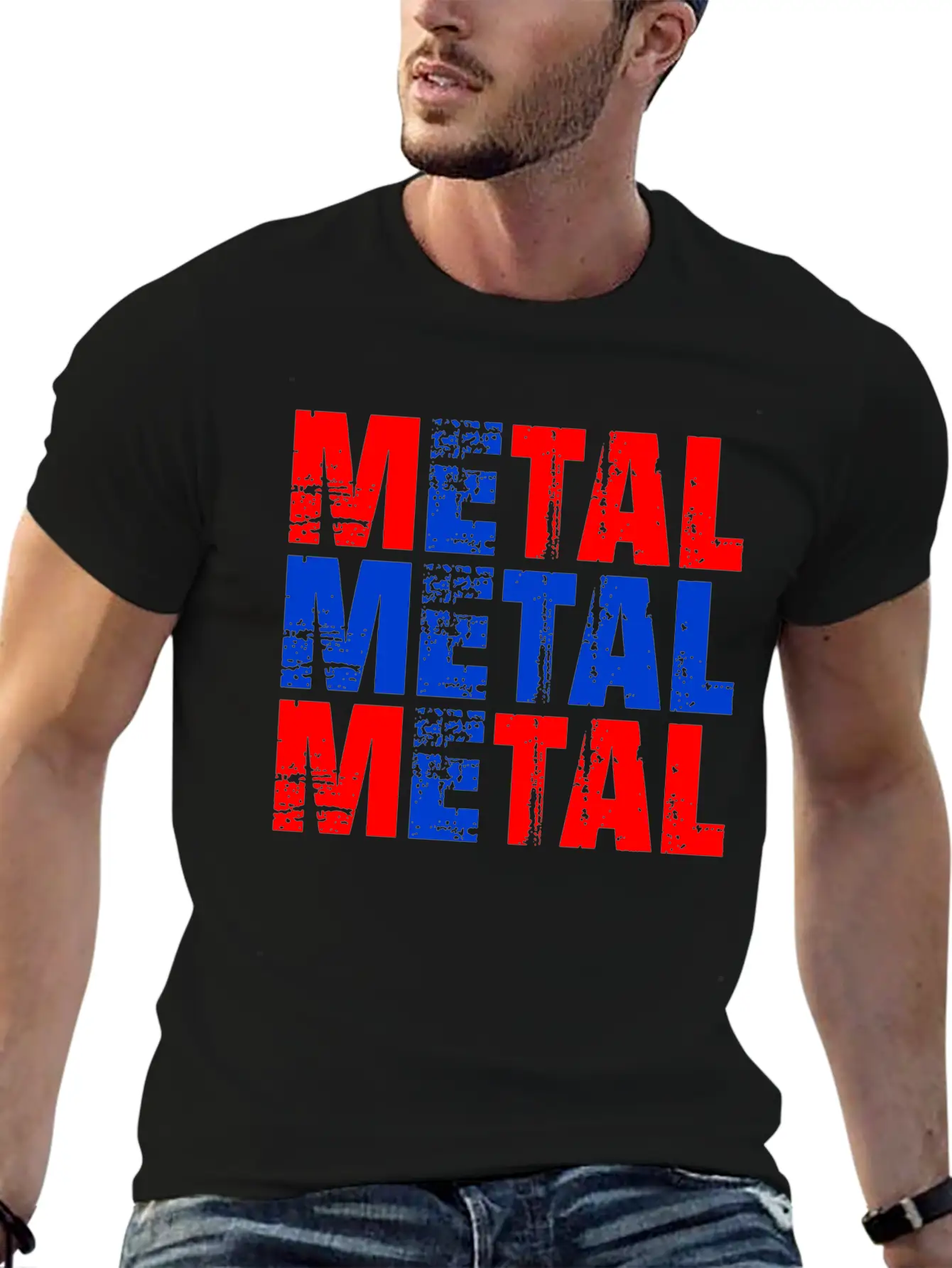 NORWEGIAN METAL Norway Flag Stylish Everyday T-Shirt – Unisex Basic Cotton Tee