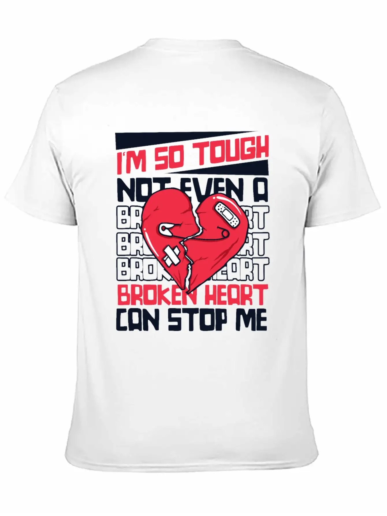 Not Even A Broken Heart Can Stop Me Open Heart Stylish Everyday T-Shirt – Unisex Basic Cotton Tee