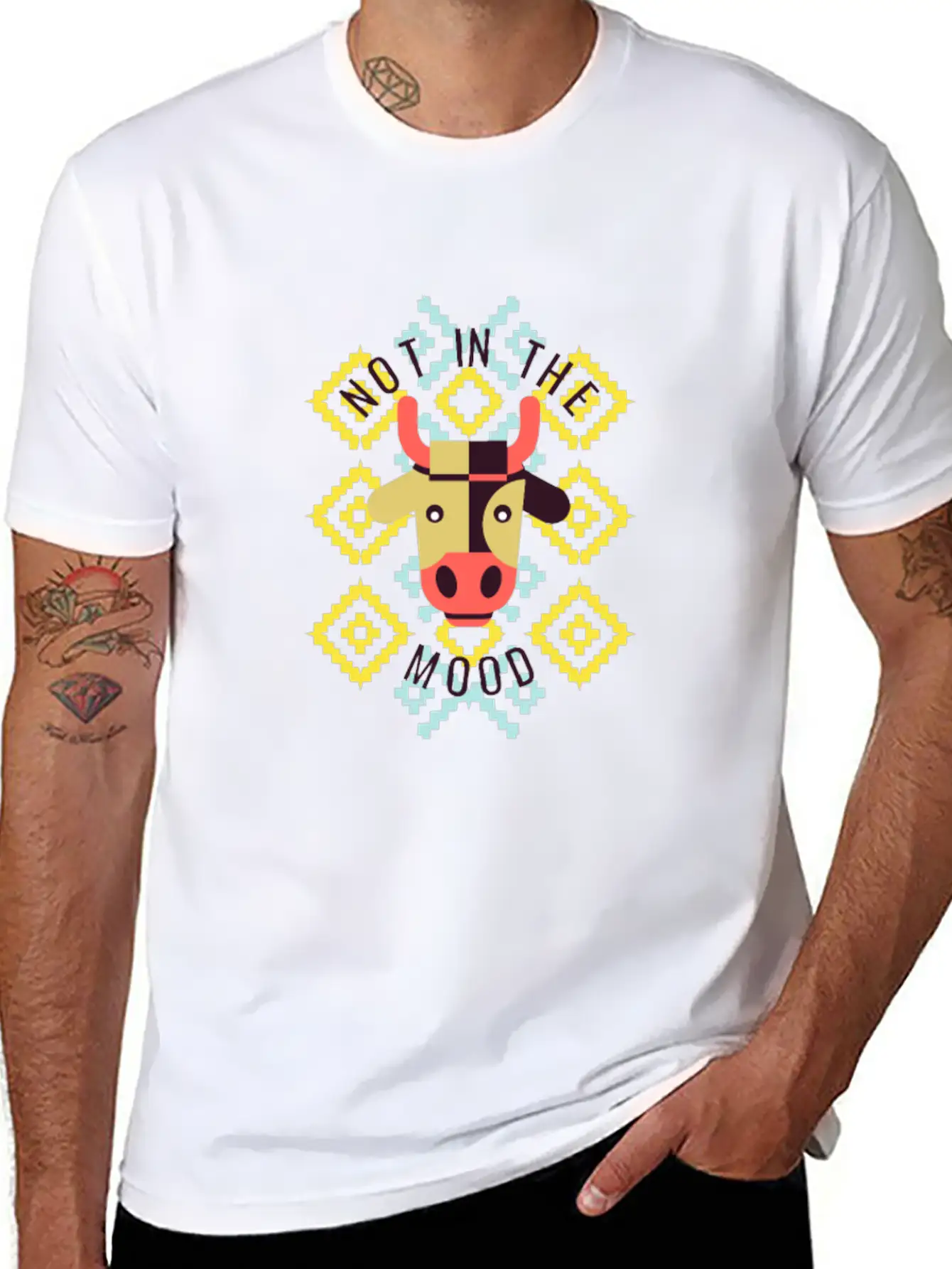 Not In The Mood Stylish Everyday T-Shirt – Unisex Basic Cotton Tee