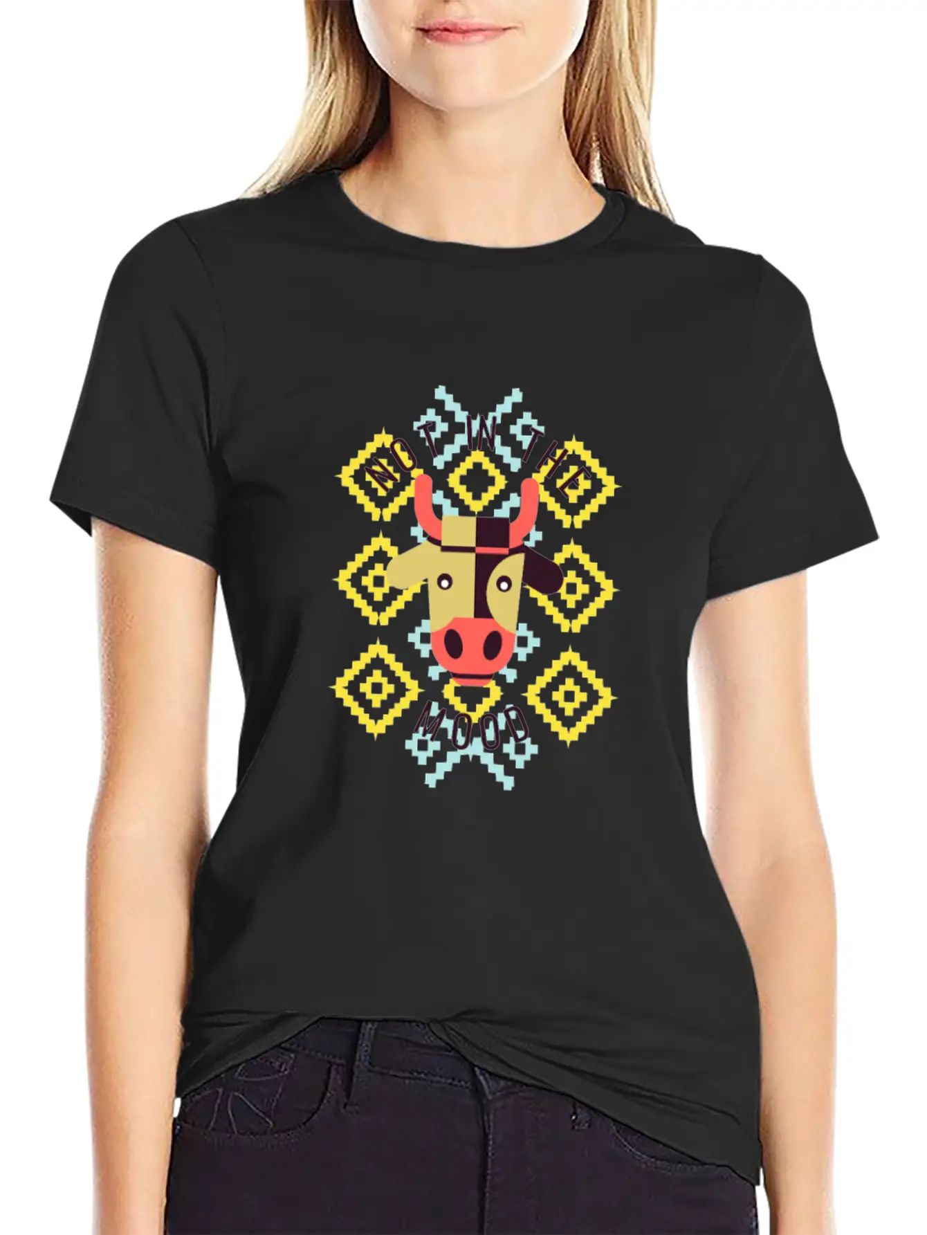 Not In The Mood Stylish Everyday T-Shirt – Unisex Basic Cotton Tee