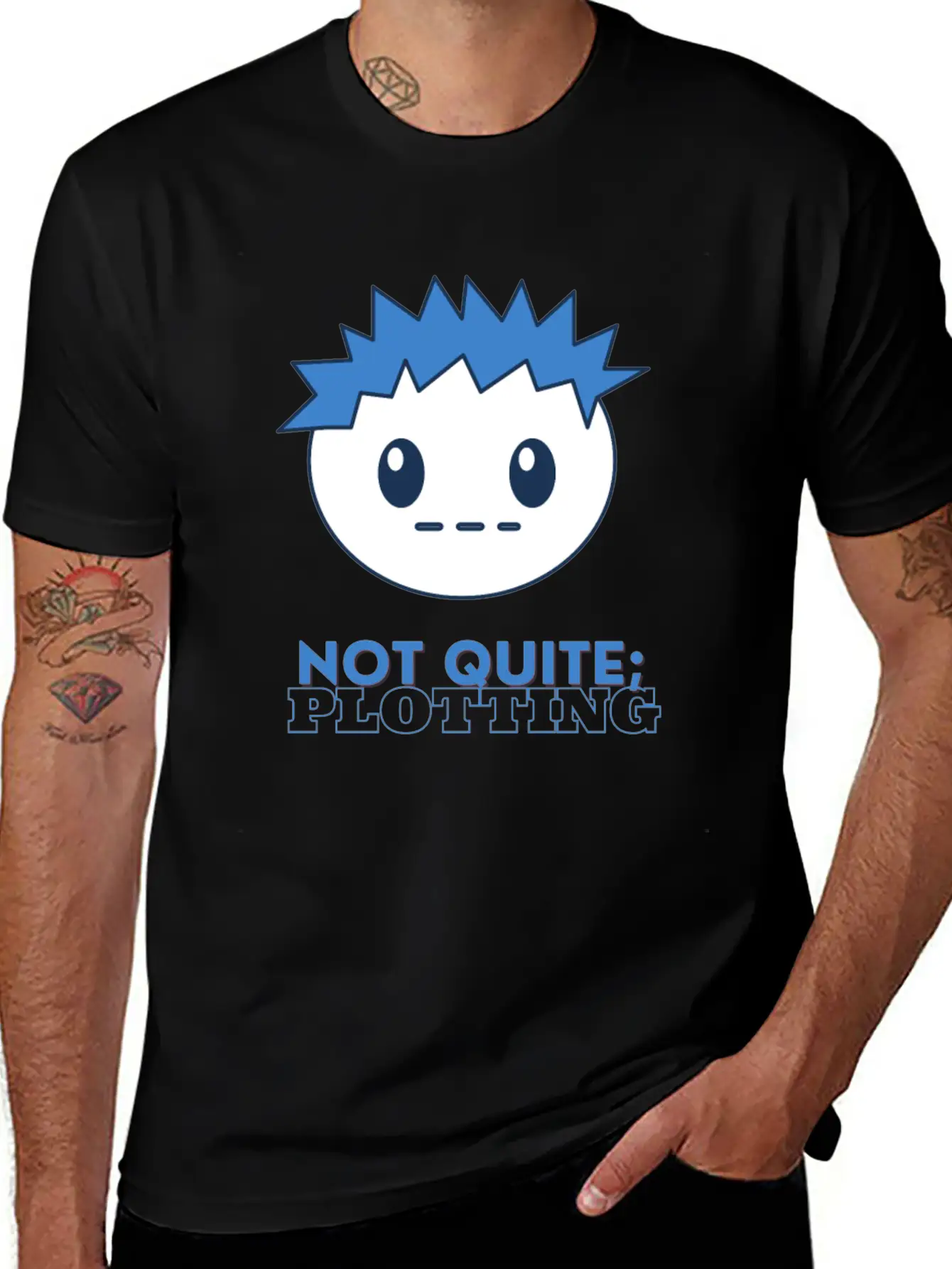 Not Quite Plotting Unisex Casual T-Shirt – Clean Design For Daily Comfort