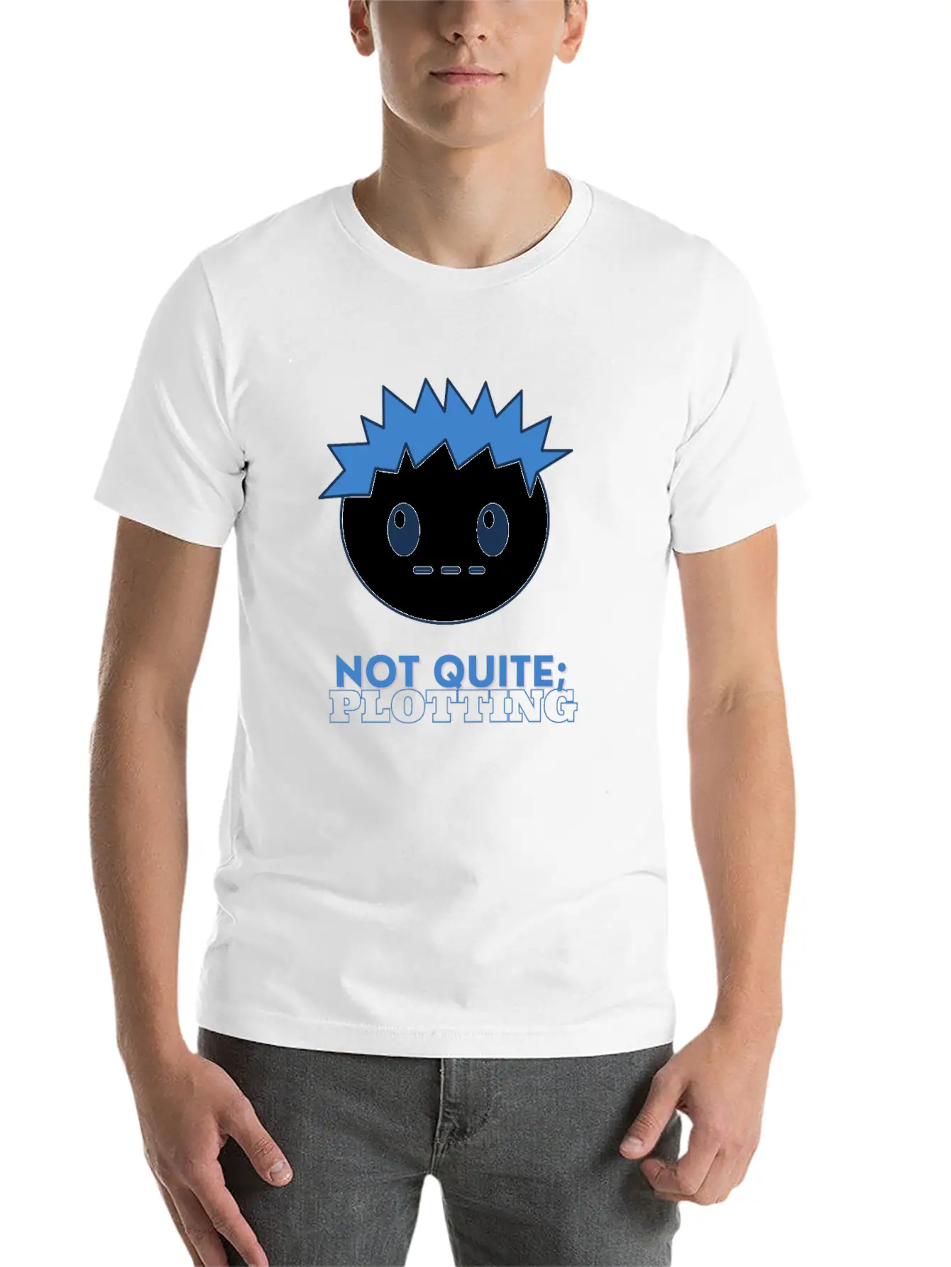 Not Quite Plotting Unisex Casual T-Shirt – Clean Design For Daily Comfort