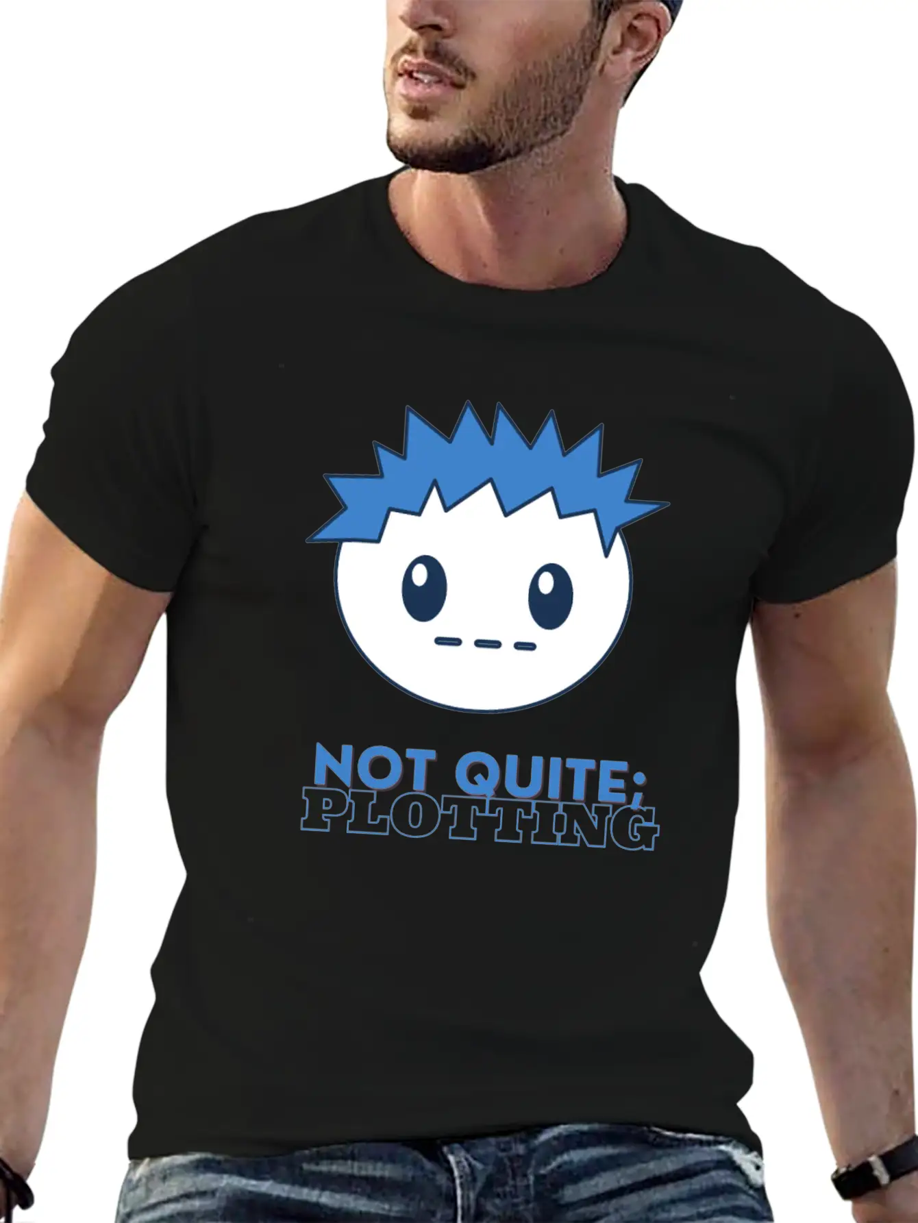 Not Quite Plotting Unisex Casual T-Shirt – Clean Design For Daily Comfort