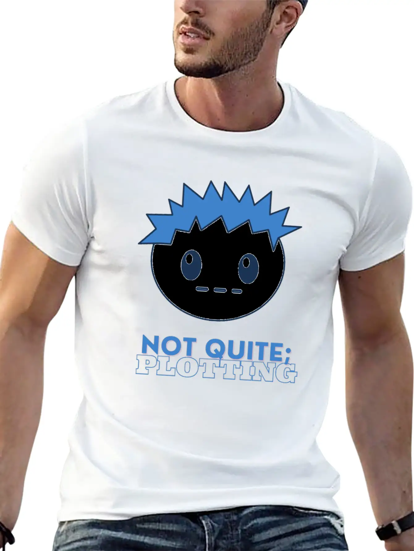 Not Quite Plotting Unisex Casual T-Shirt – Clean Design For Daily Comfort