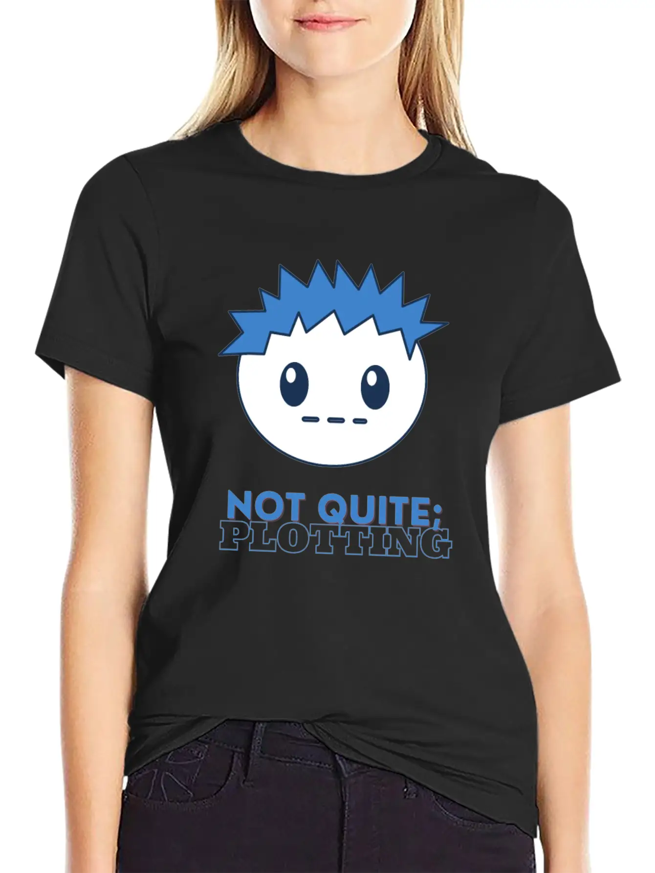 Not Quite Plotting Unisex Casual T-Shirt – Clean Design For Daily Comfort