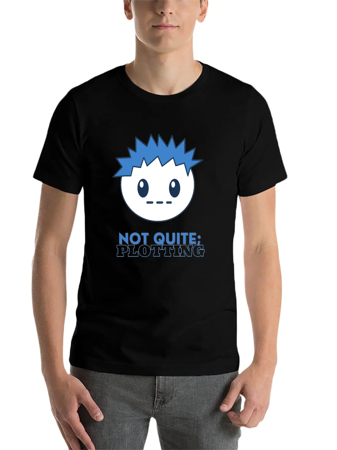 Not Quite Plotting Unisex Casual T-Shirt – Clean Design For Daily Comfort