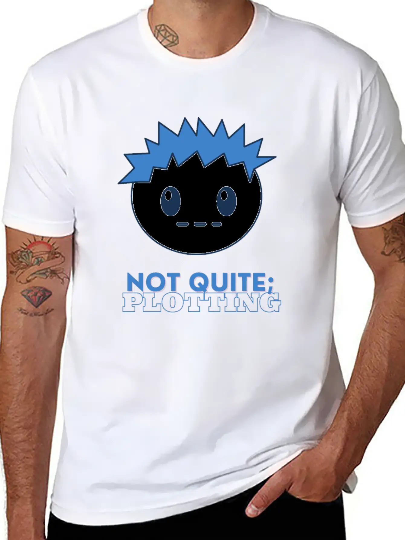 Not Quite Plotting Unisex Casual T-Shirt – Clean Design For Daily Comfort