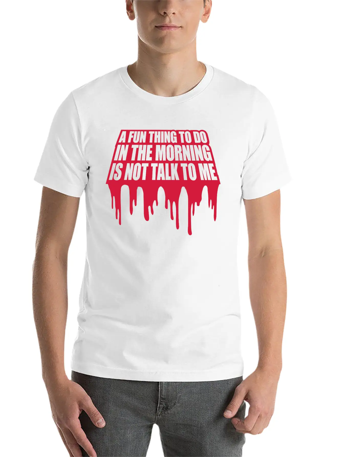 Not Talk To Me Stylish Everyday T-Shirt – Unisex Basic Cotton Tee