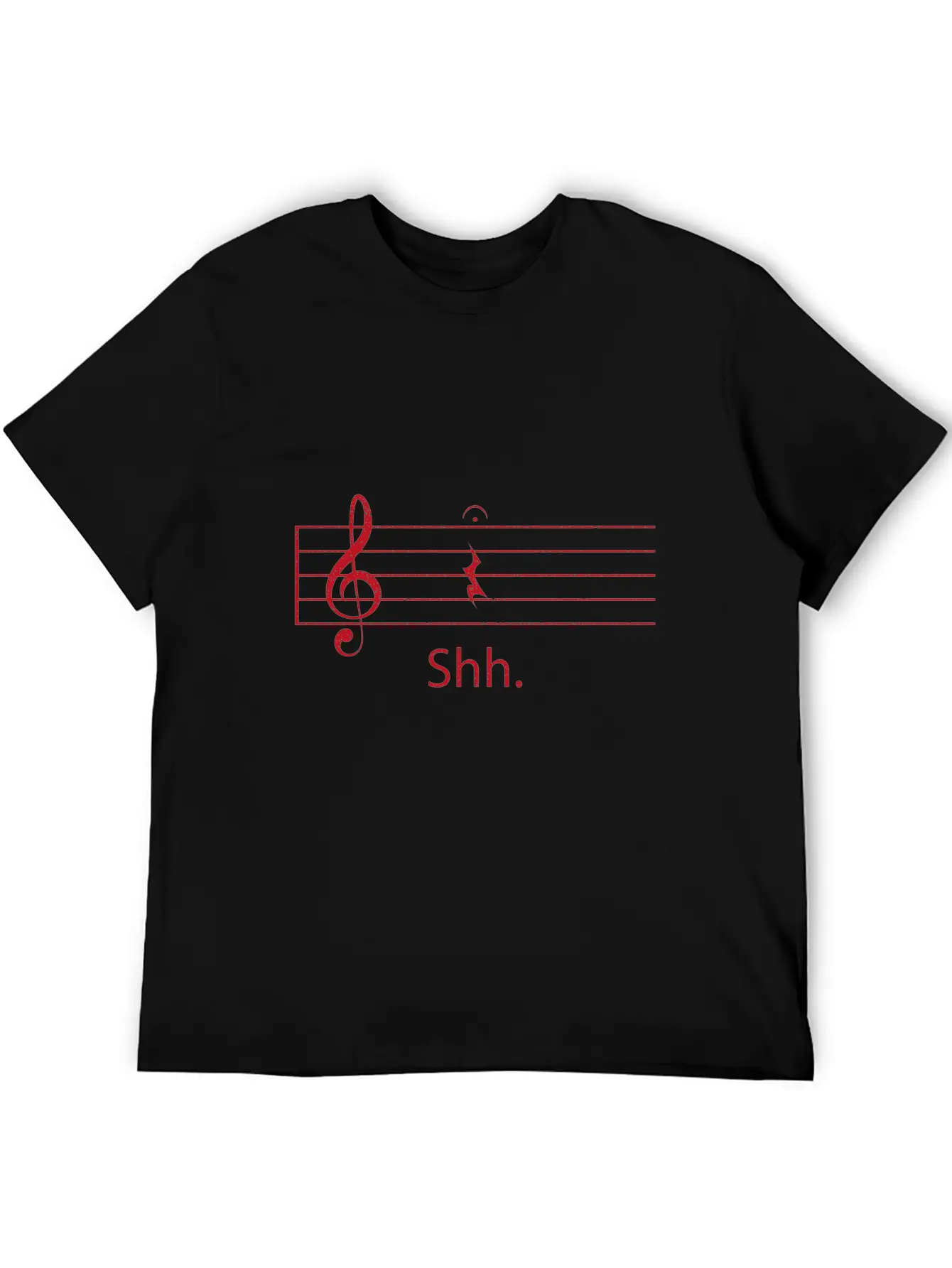 Notes Guitar Music Gift Unisex Short Sleeve Soft Cotton T-Shirt – Casual Everyday Wear