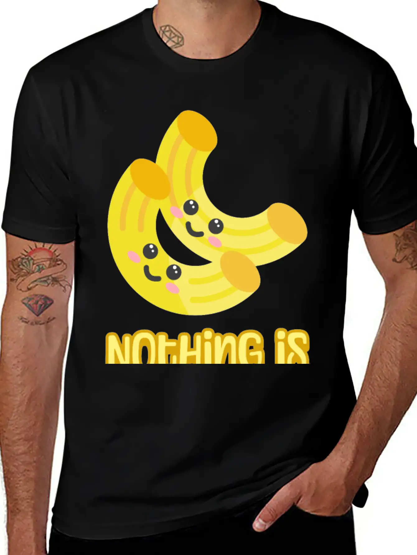 Nothing Is Im-pasta-ble! Cute And Punny Pasta Cart Comfortable Minimalist Graphic Tee – Summer Style Essential