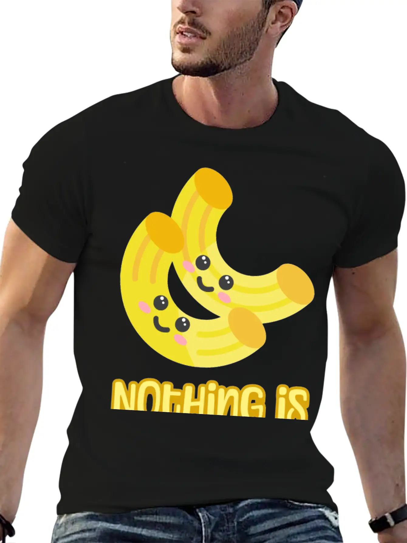 Nothing Is Im-pasta-ble! Cute And Punny Pasta Cart Comfortable Minimalist Graphic Tee – Summer Style Essential