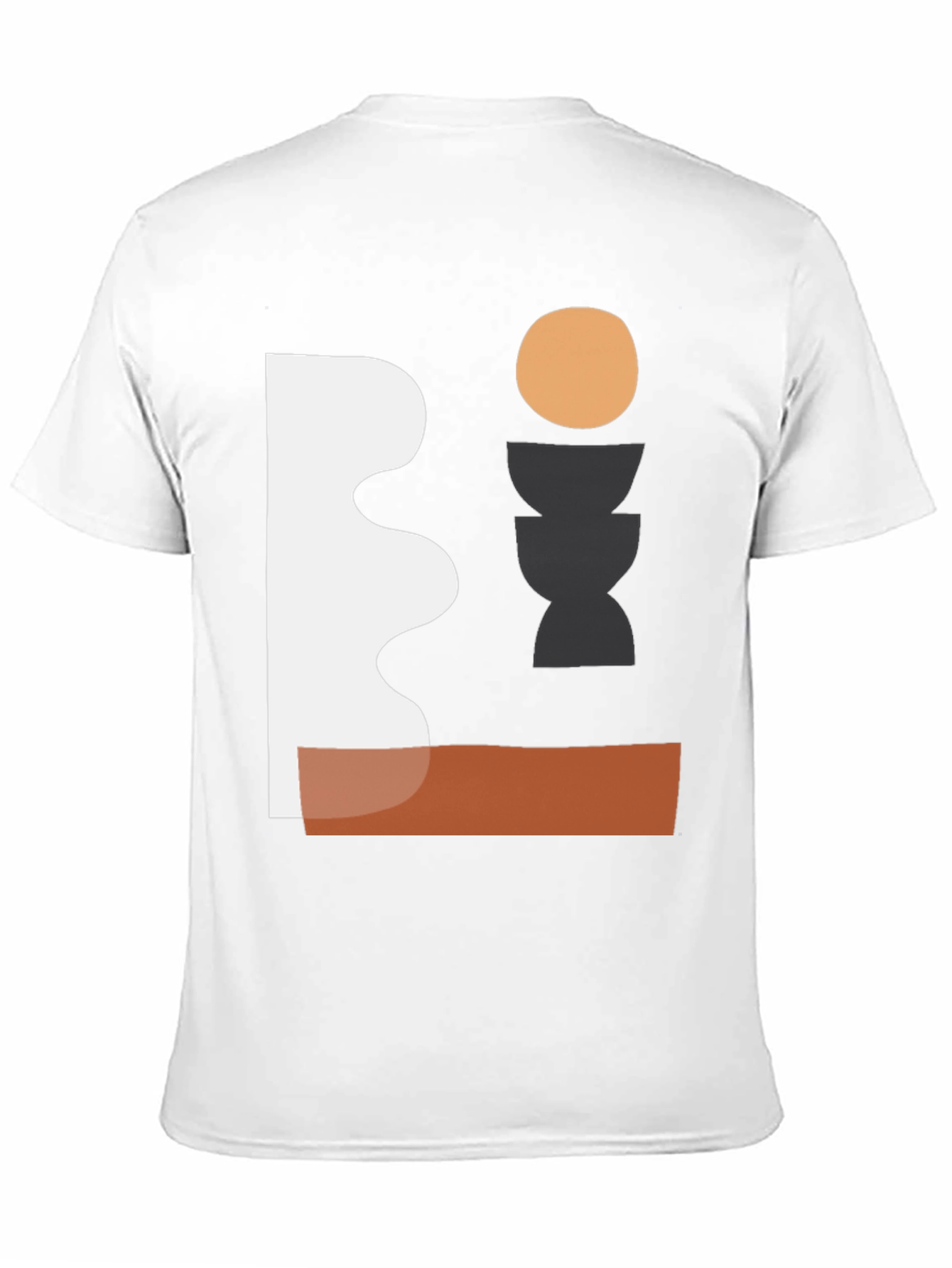 Abstract Geometric Graphic Print Tee