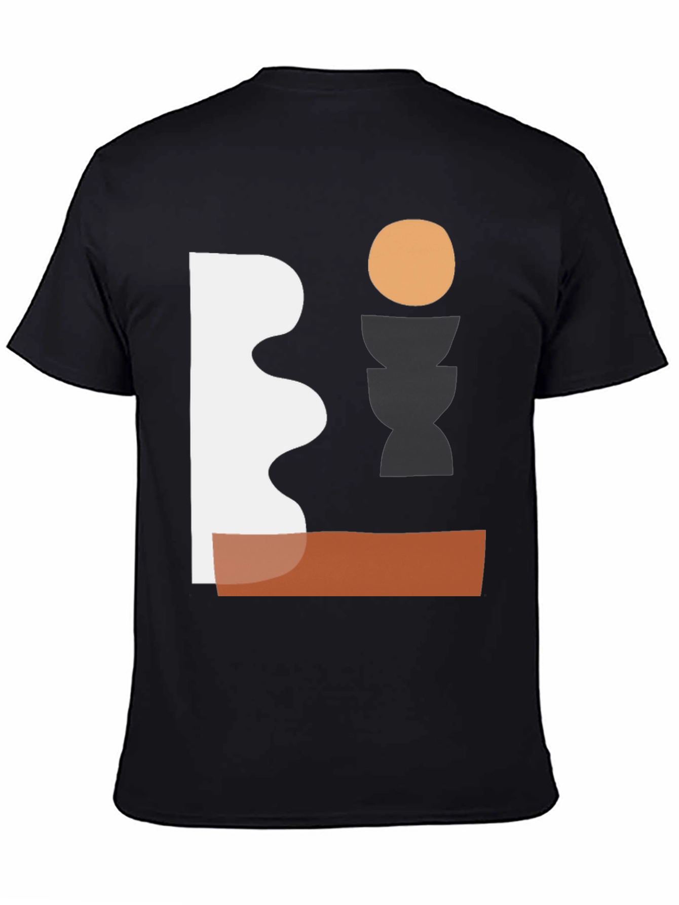 Abstract Geometric Graphic Print Tee