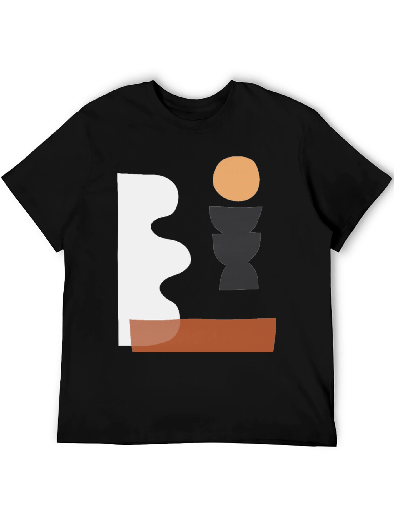 Abstract Geometric Graphic Print Tee