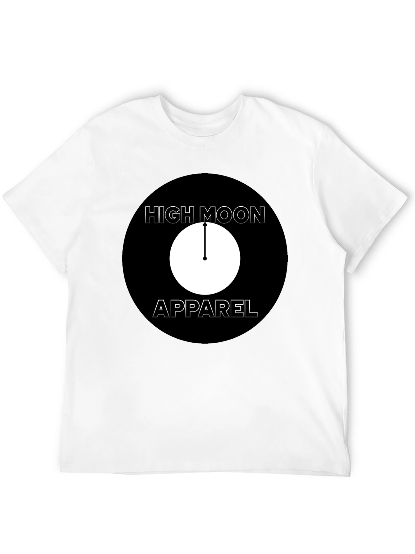 High Moon Apparel Black Graphic T-Shirt