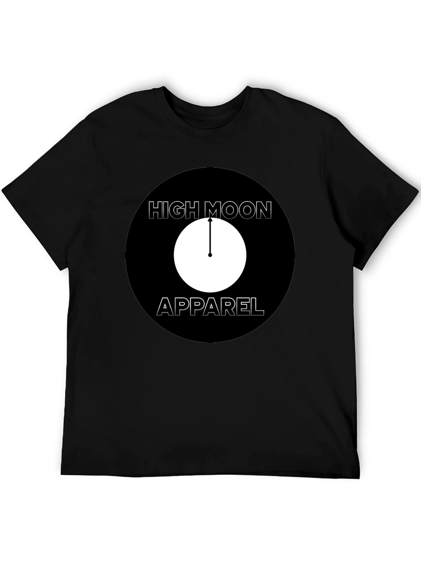High Moon Apparel Black Graphic T-Shirt