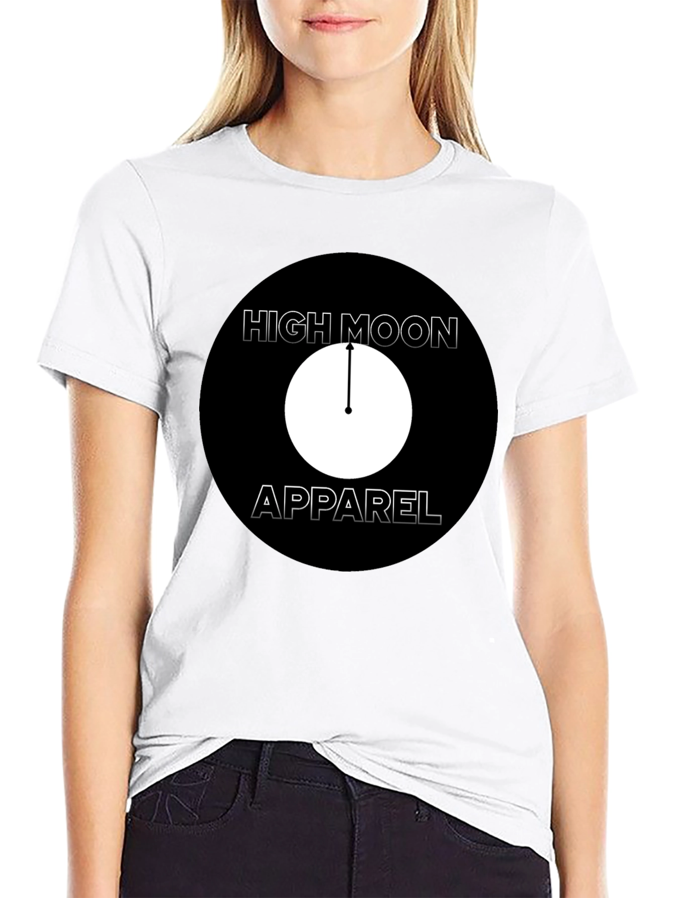 High Moon Apparel Black Graphic T-Shirt