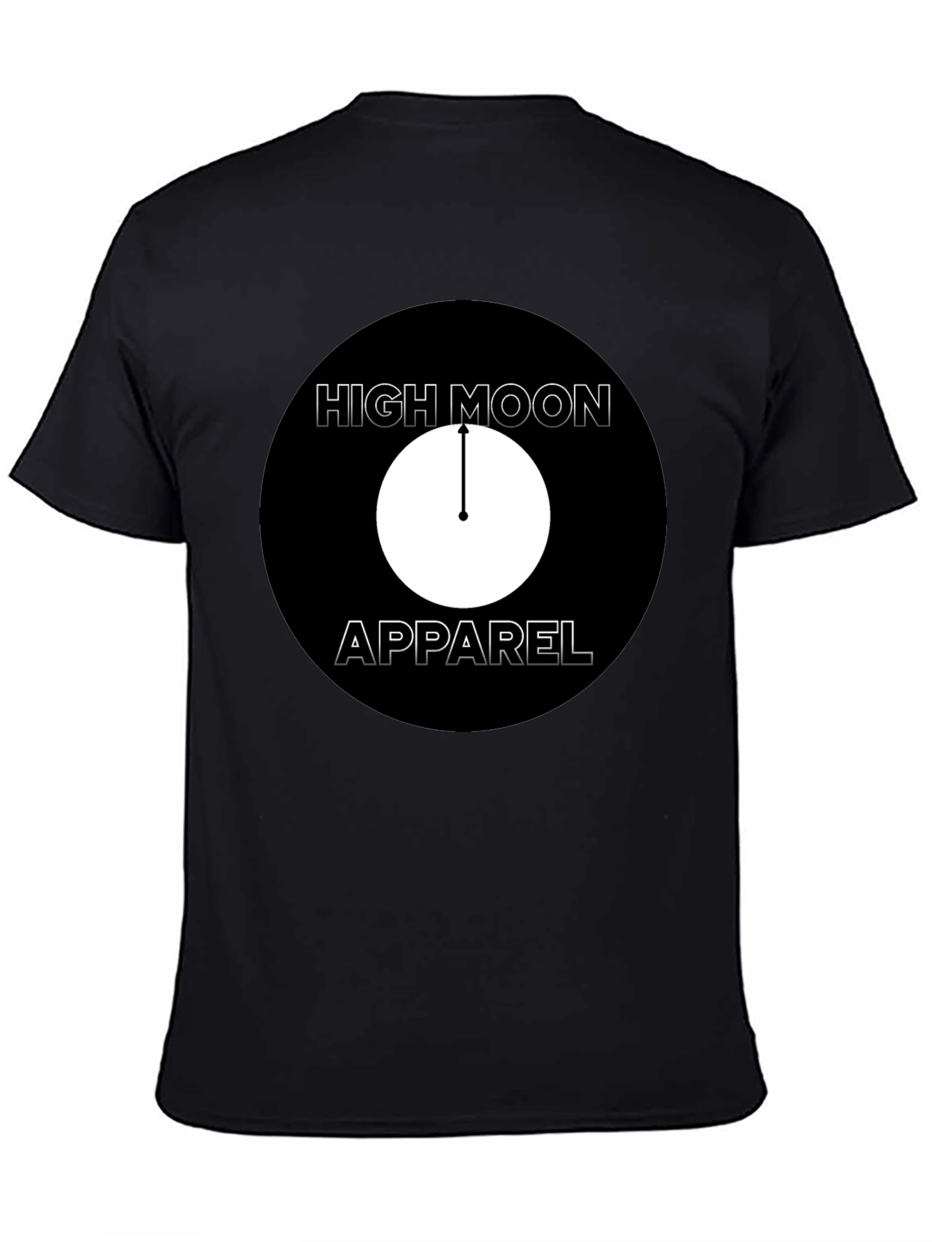 High Moon Apparel Black Graphic T-Shirt
