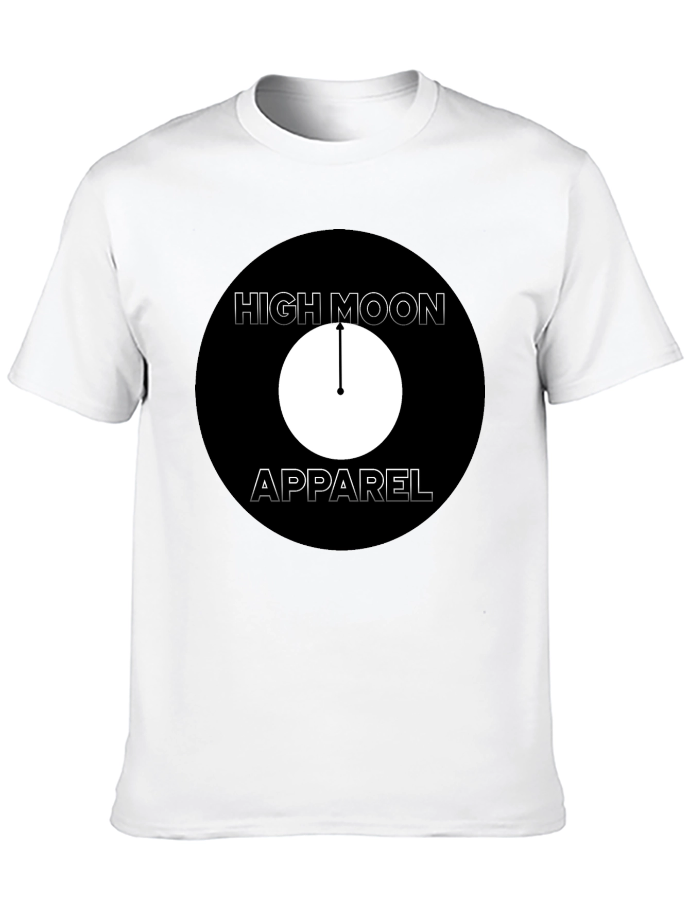 High Moon Apparel Black Graphic T-Shirt