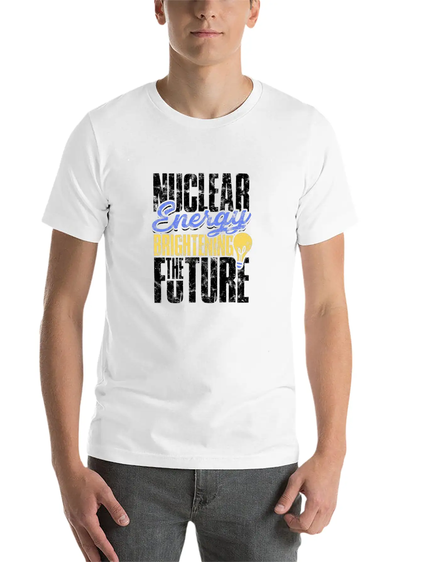 Nuclear Energy: Brightening The Future - Nuclear Essential Unisex Summer Tee – Soft Cotton Casual Fit