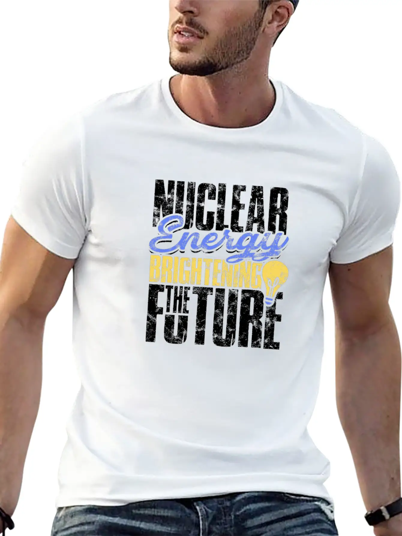 Nuclear Energy: Brightening The Future - Nuclear Essential Unisex Summer Tee – Soft Cotton Casual Fit