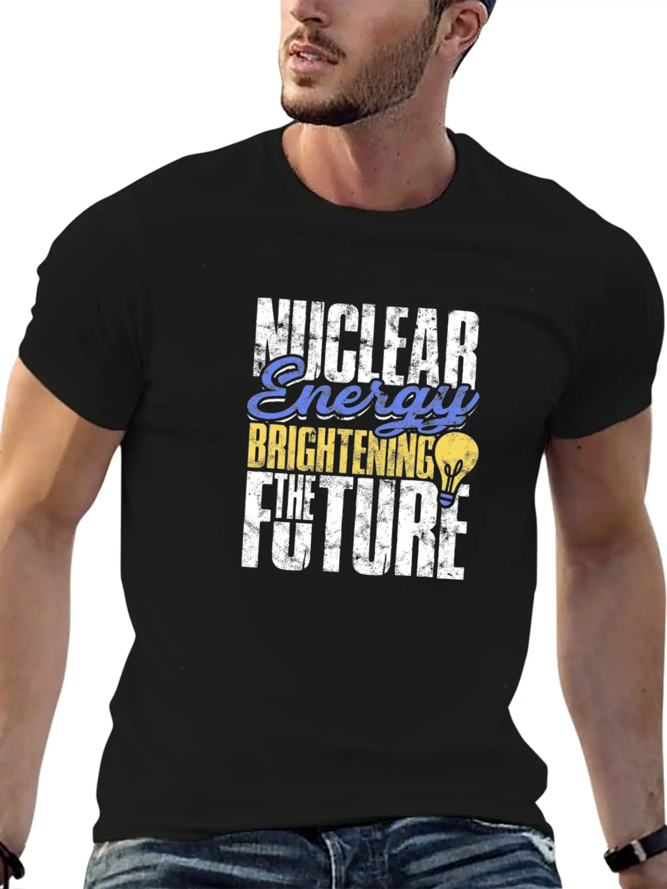 Nuclear Energy: Brightening The Future - Nuclear Essential Unisex Summer Tee – Soft Cotton Casual Fit