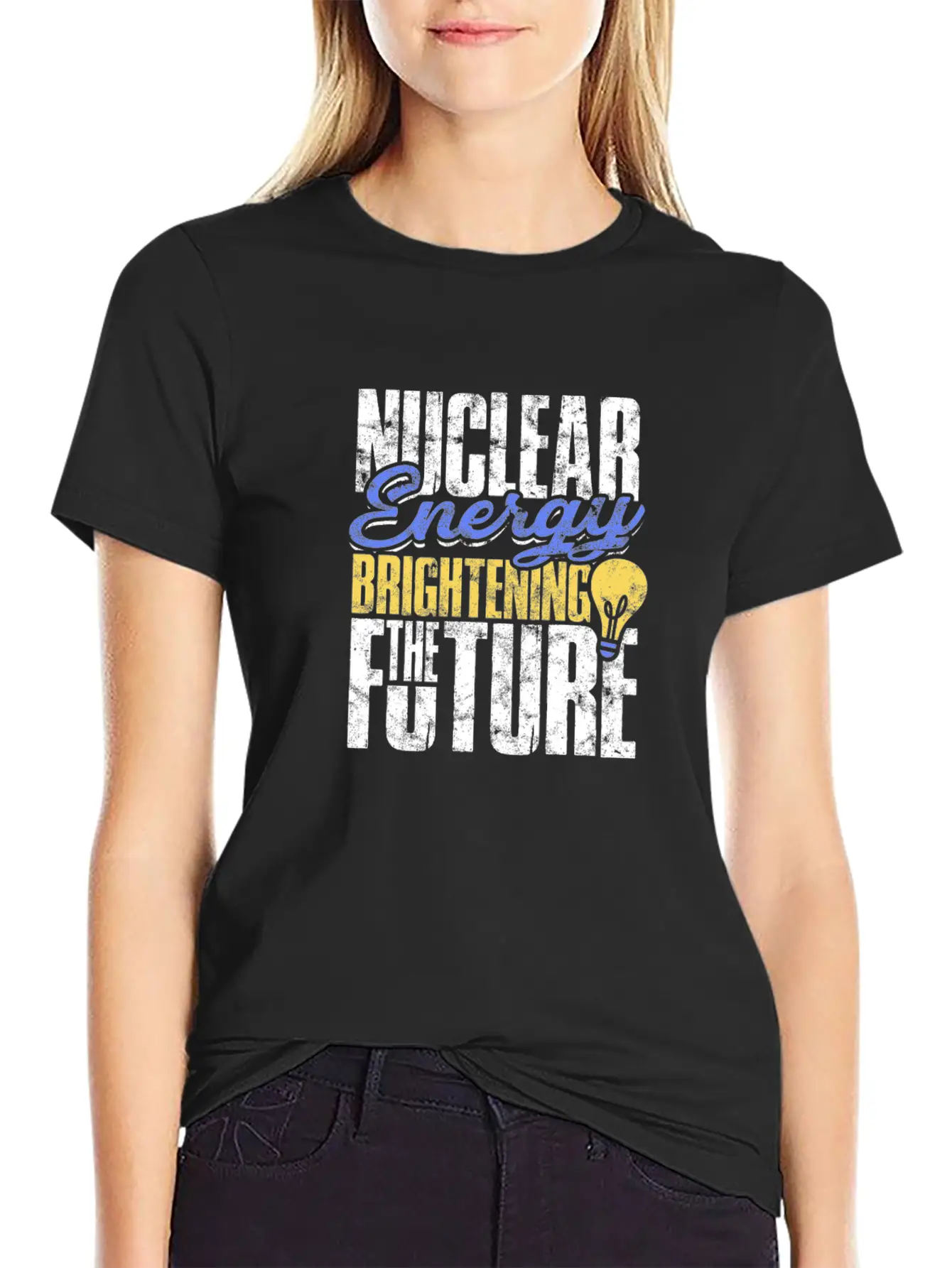 Nuclear Energy: Brightening The Future - Nuclear Essential Unisex Summer Tee – Soft Cotton Casual Fit