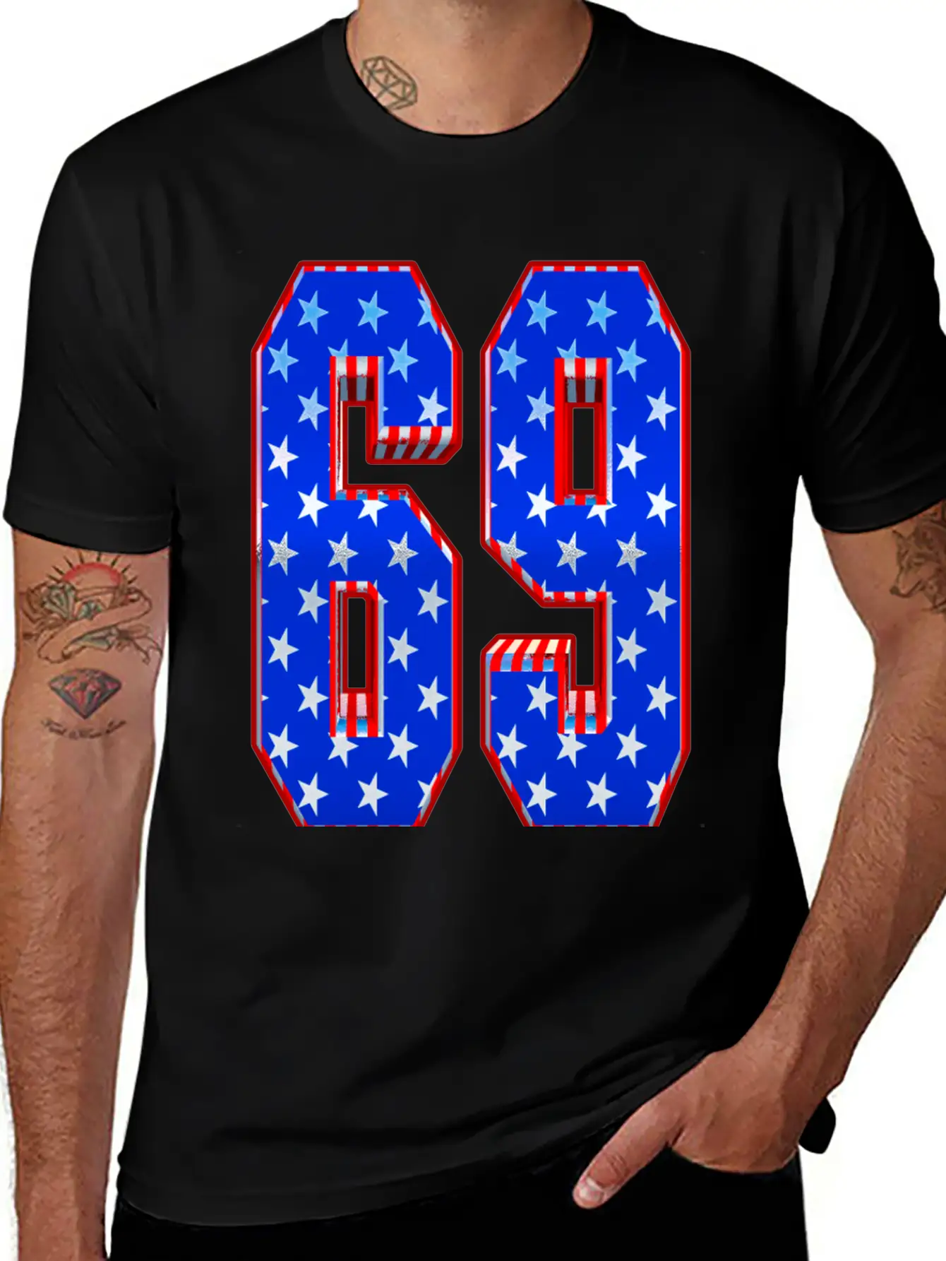 Number 69 Stylish Everyday T-Shirt – Unisex Basic Cotton Tee