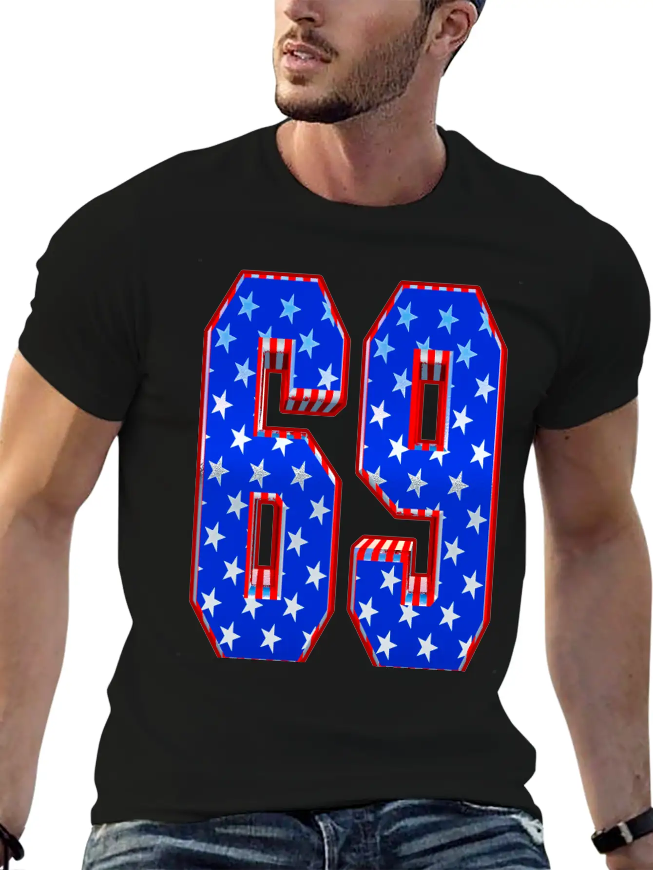 Number 69 Stylish Everyday T-Shirt – Unisex Basic Cotton Tee