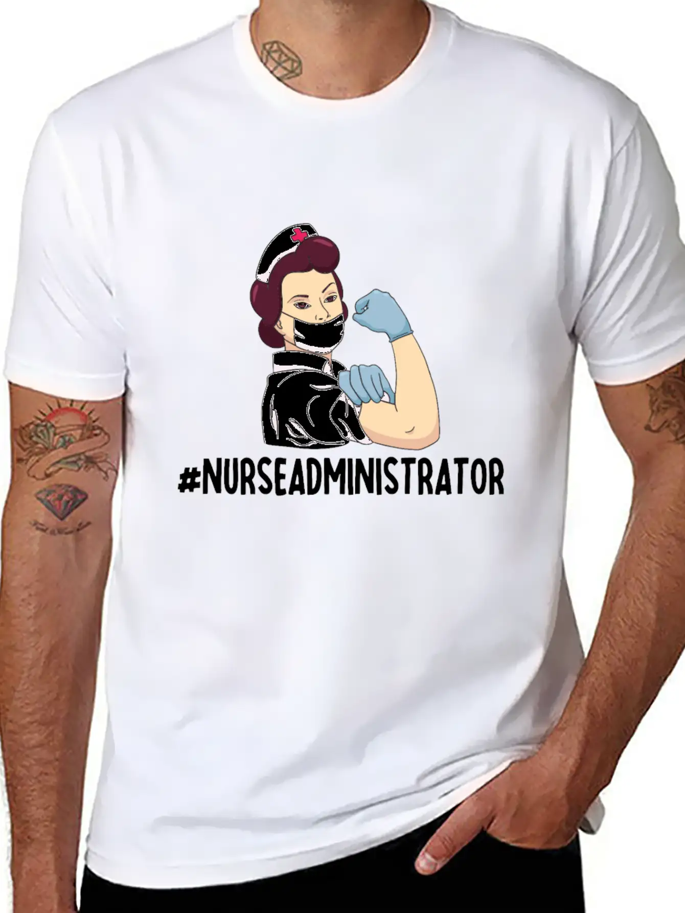 Nurse Administrator Apparel Nursing Stylish Everyday T-Shirt – Unisex Basic Cotton Tee
