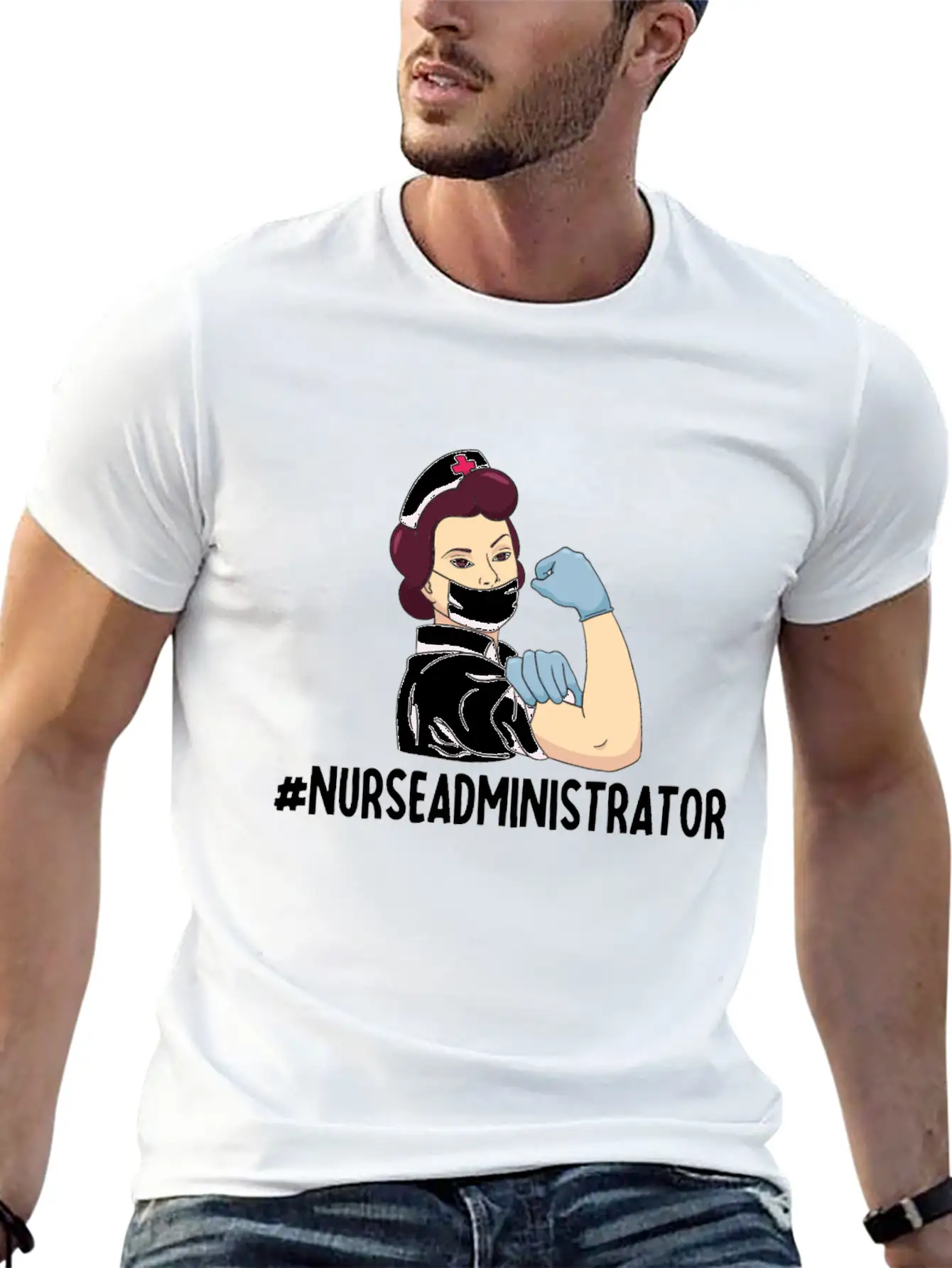 Nurse Administrator Apparel Nursing Stylish Everyday T-Shirt – Unisex Basic Cotton Tee