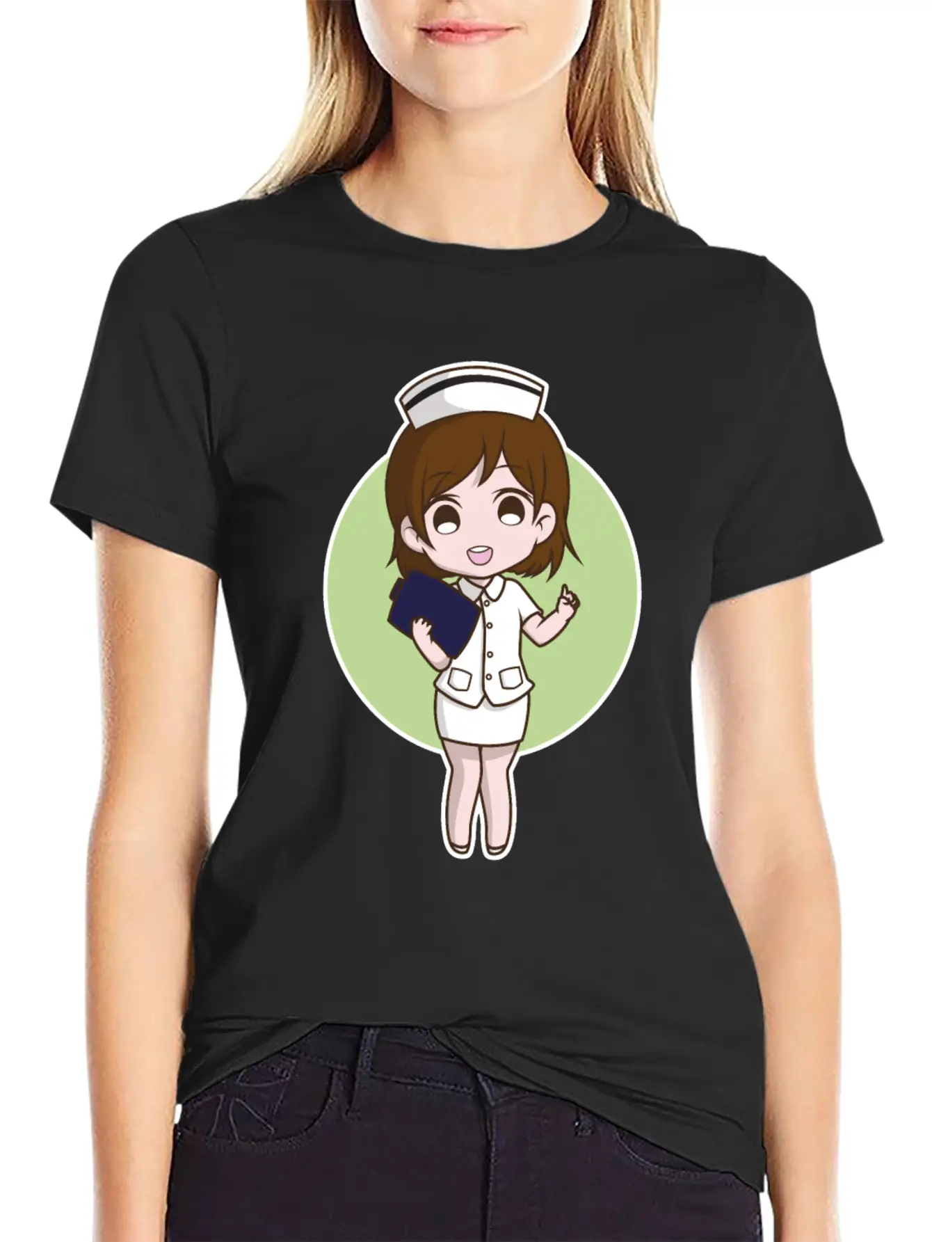 Nurse Cute Unisex Short Sleeve Soft Cotton T-Shirt – Casual Everyday Wear