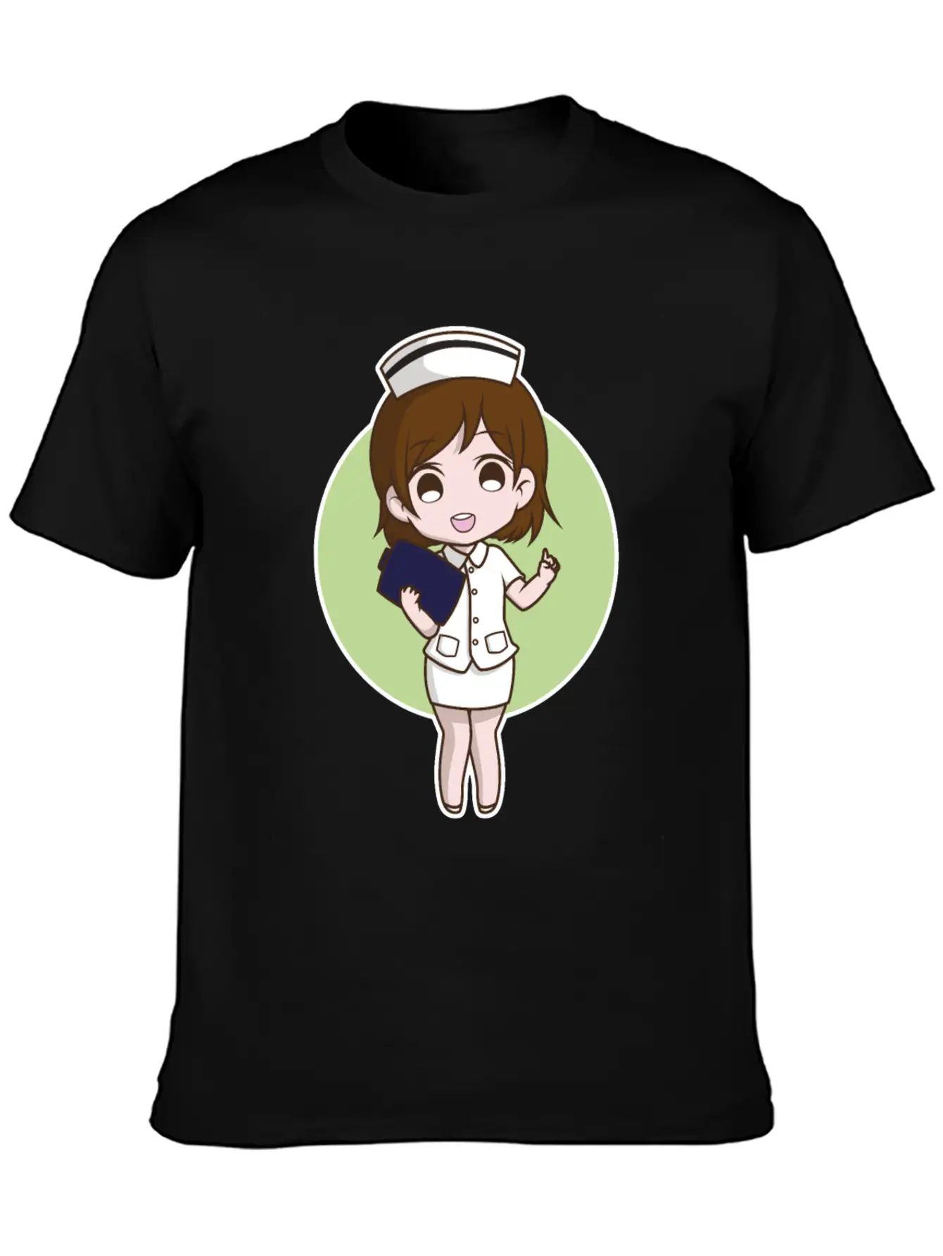 Nurse Cute Unisex Short Sleeve Soft Cotton T-Shirt – Casual Everyday Wear