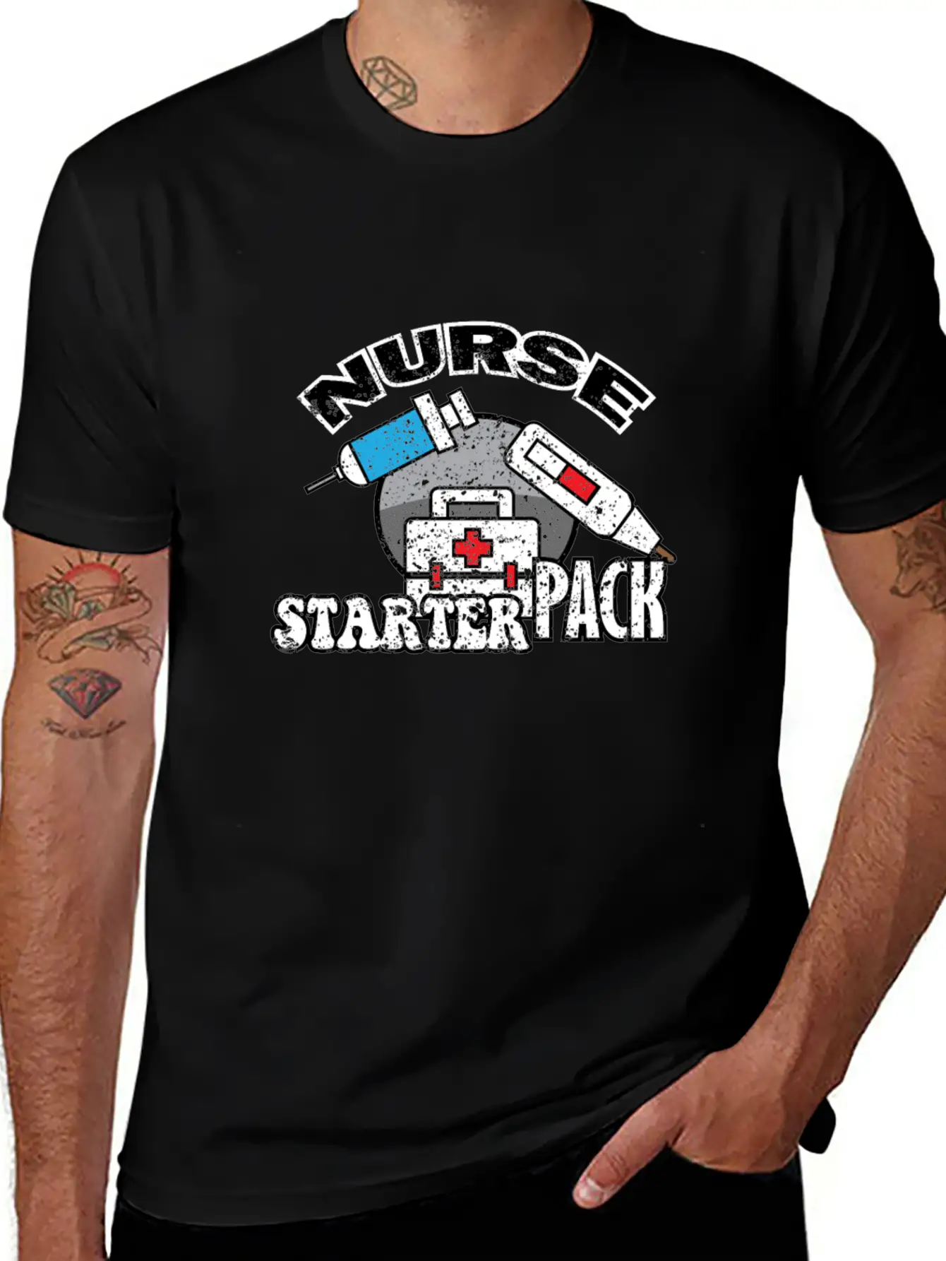 Nurse Medicin Profession Occupation Job Essential Unisex Summer Tee – Soft Cotton Casual Fit