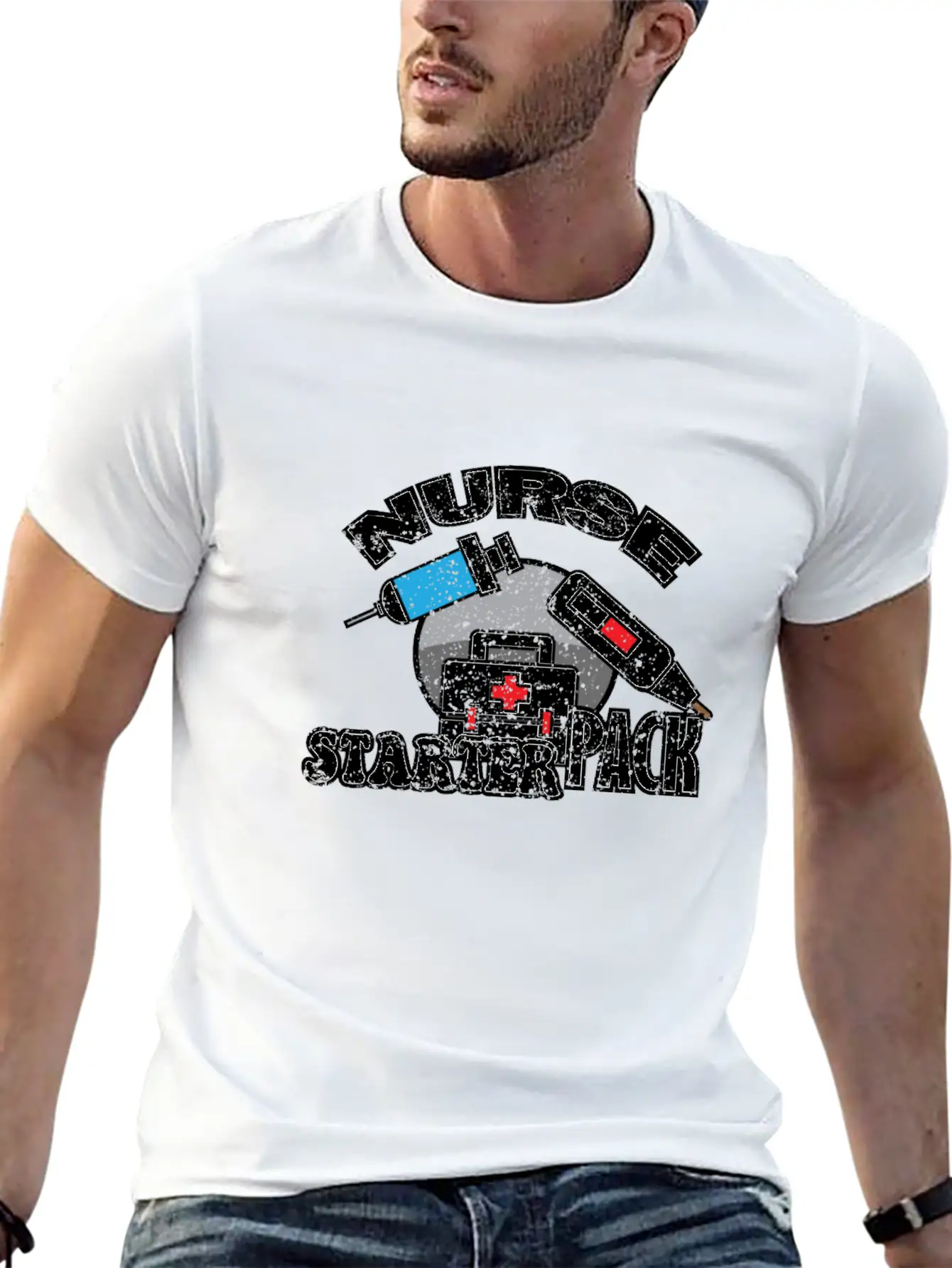 Nurse Medicin Profession Occupation Job Essential Unisex Summer Tee – Soft Cotton Casual Fit