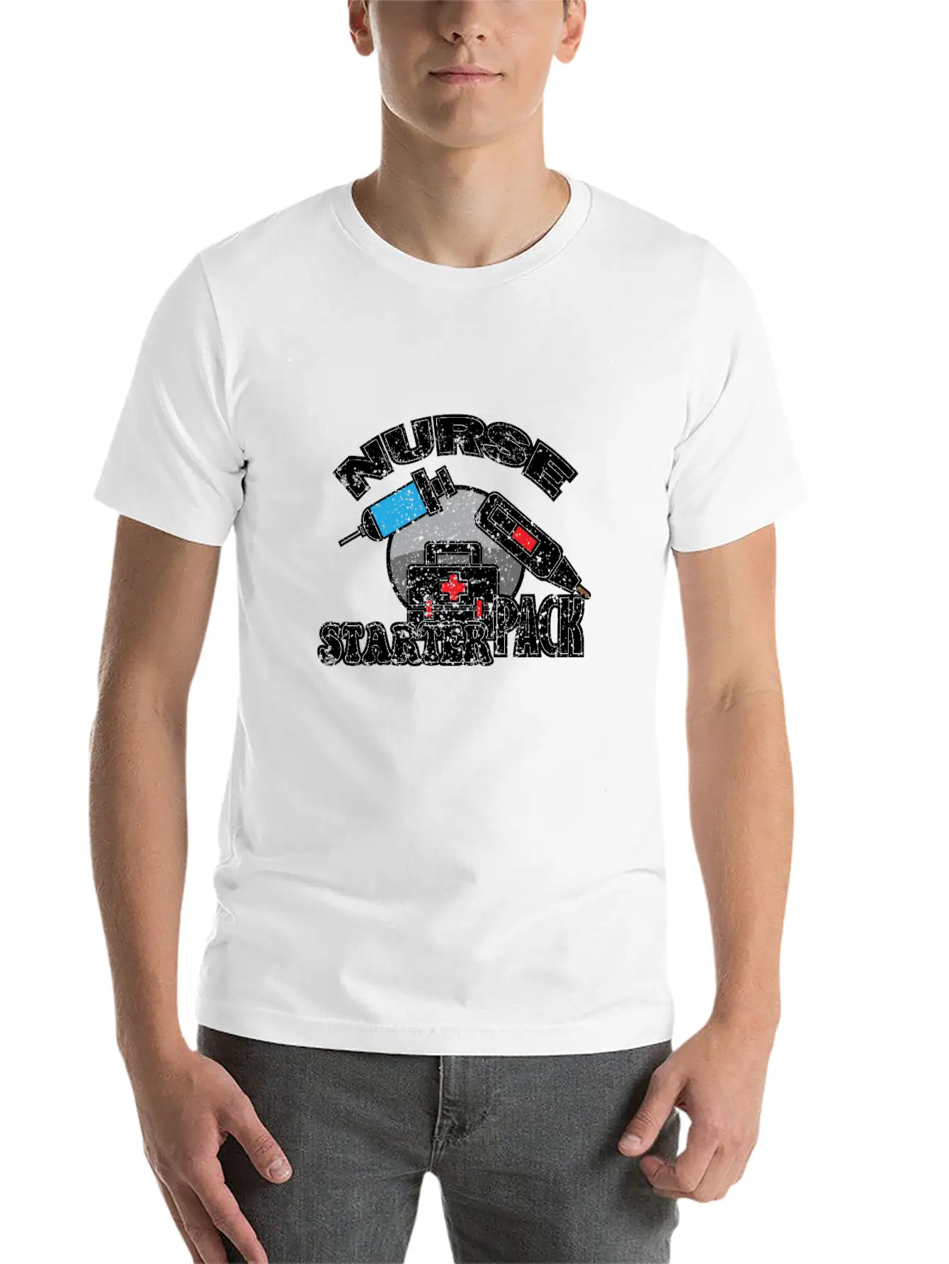 Nurse Medicin Profession Occupation Job Essential Unisex Summer Tee – Soft Cotton Casual Fit