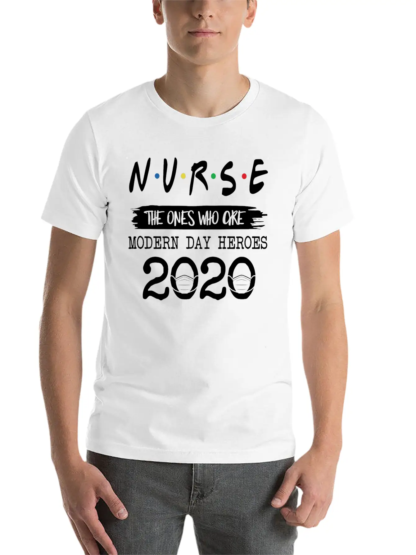 Nurse Modern Day Heroes 2020 Basic Graphic T-Shirt – Daily Comfort In Soft Cotton