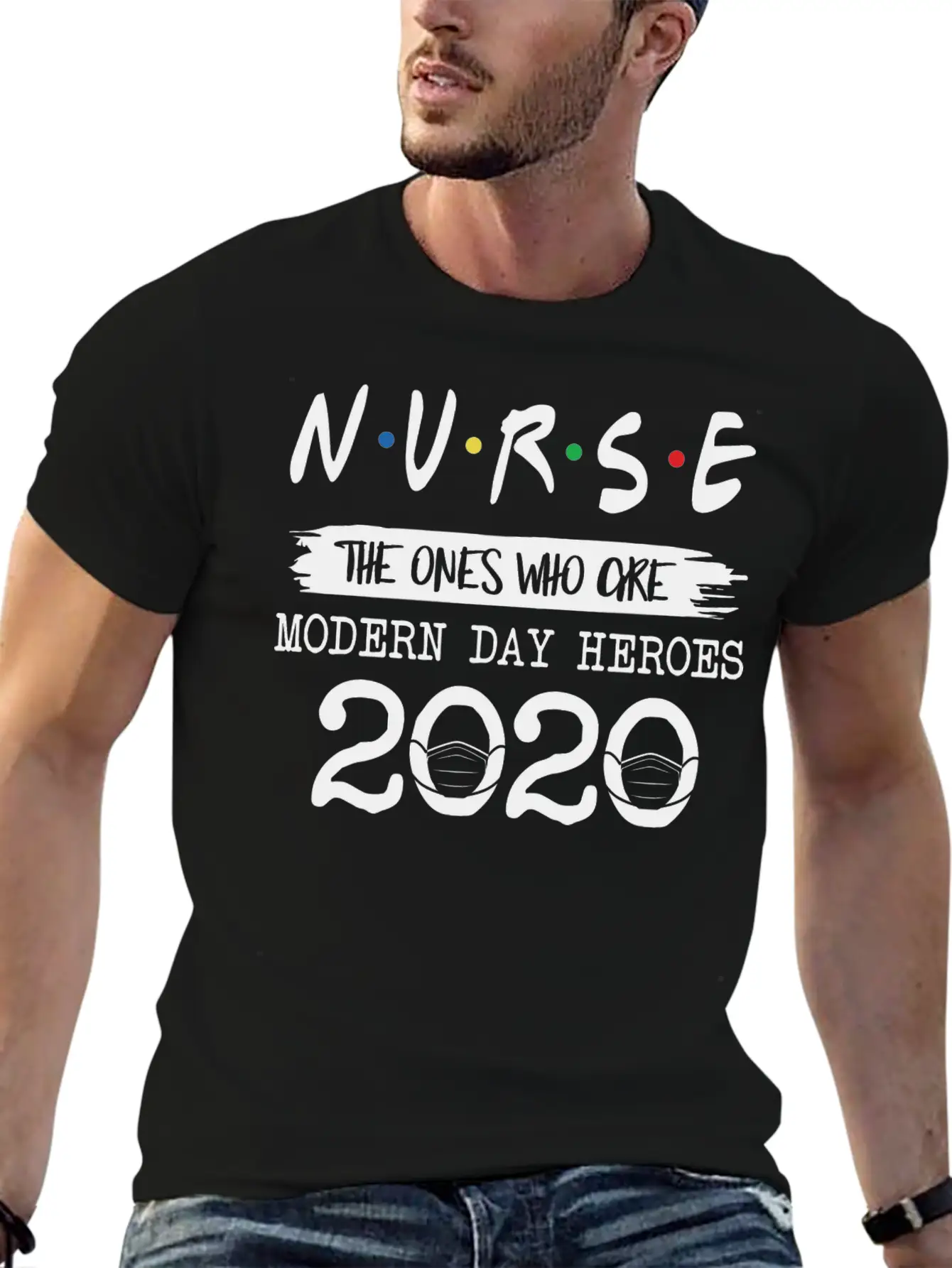Nurse Modern Day Heroes 2020 Basic Graphic T-Shirt – Daily Comfort In Soft Cotton