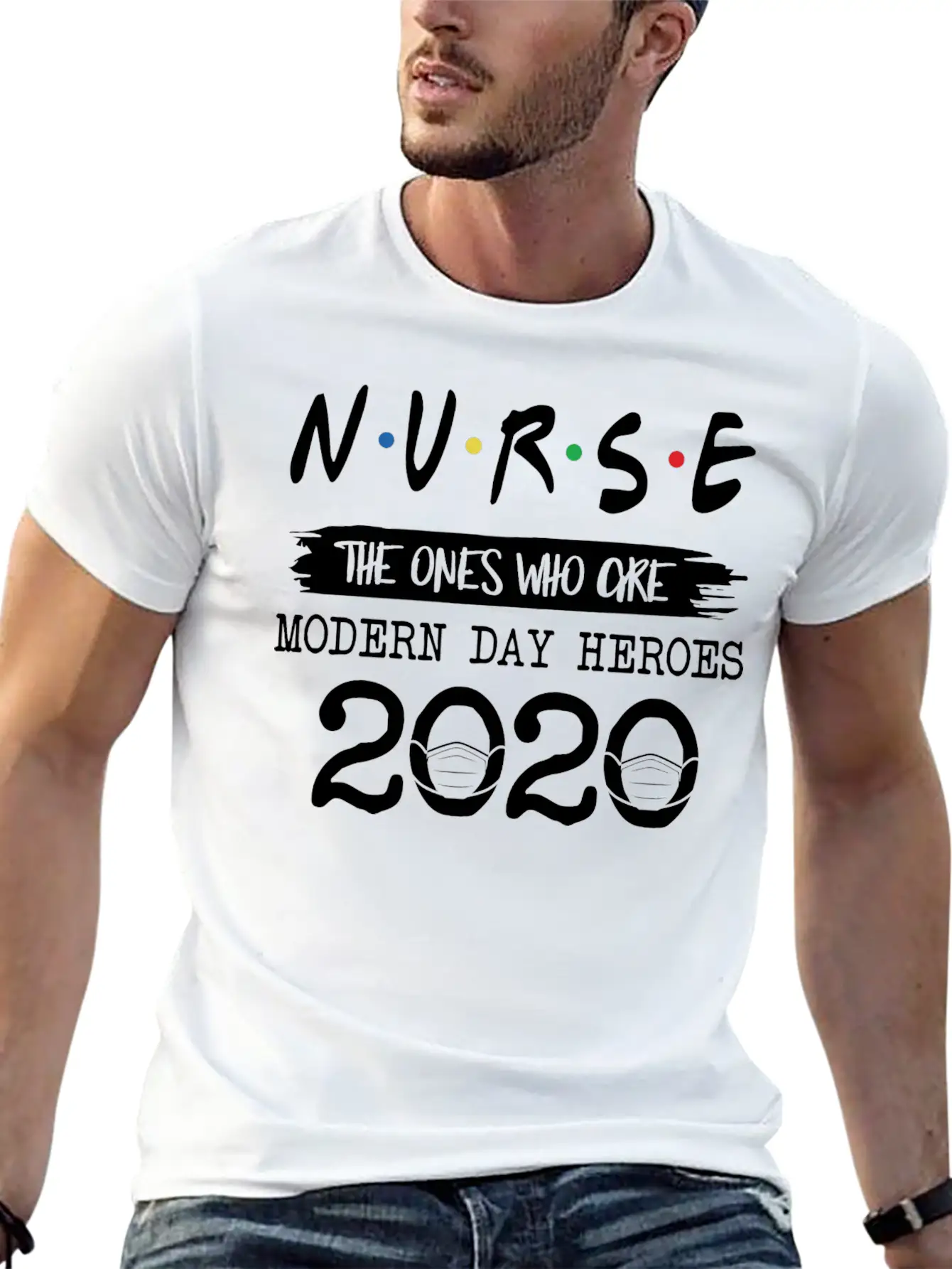 Nurse Modern Day Heroes 2020 Basic Graphic T-Shirt – Daily Comfort In Soft Cotton