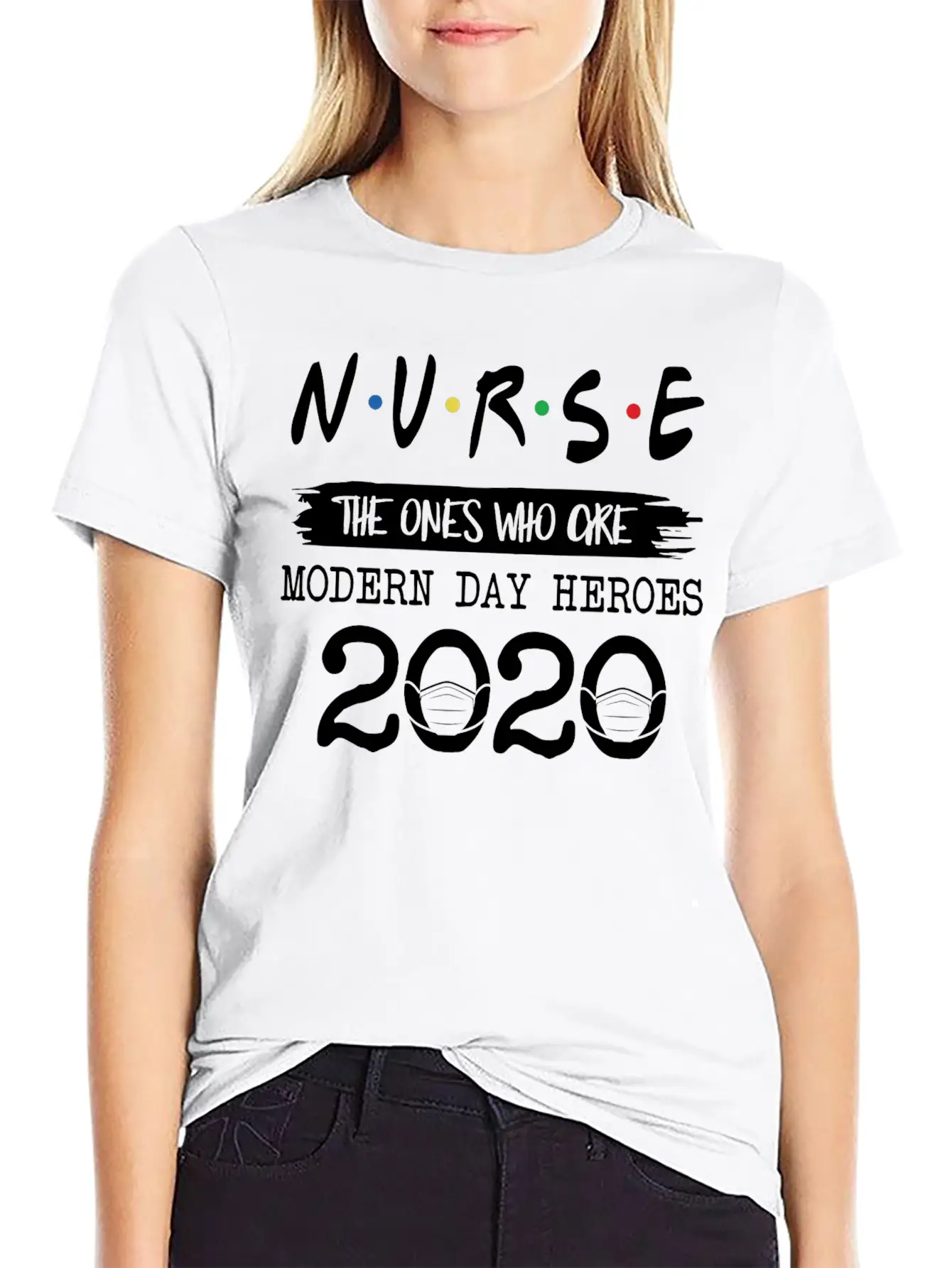 Nurse Modern Day Heroes 2020 Basic Graphic T-Shirt – Daily Comfort In Soft Cotton
