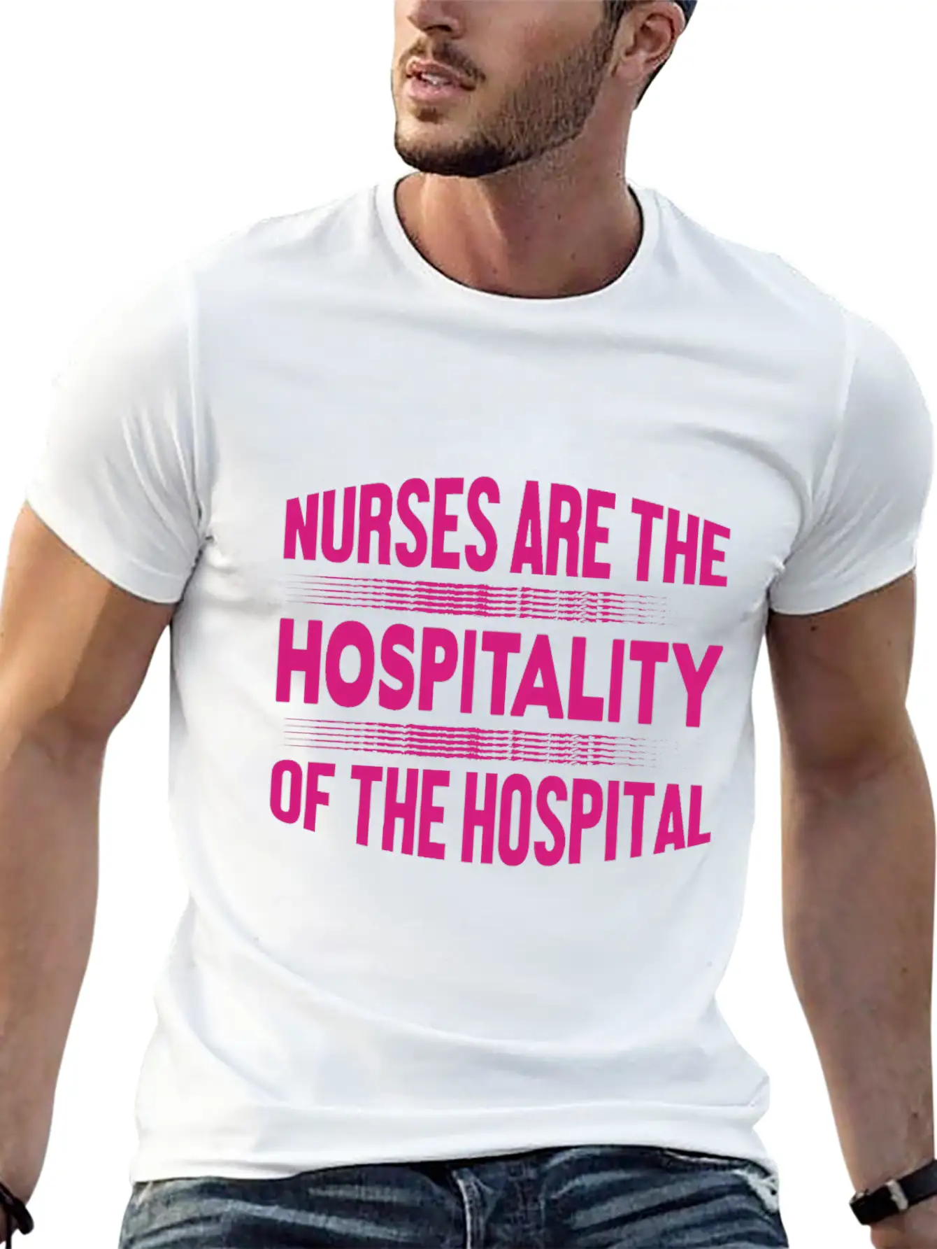 Nurse - Nurses Are The Hospitality Unisex Casual T-Shirt – Clean Design For Daily Comfort